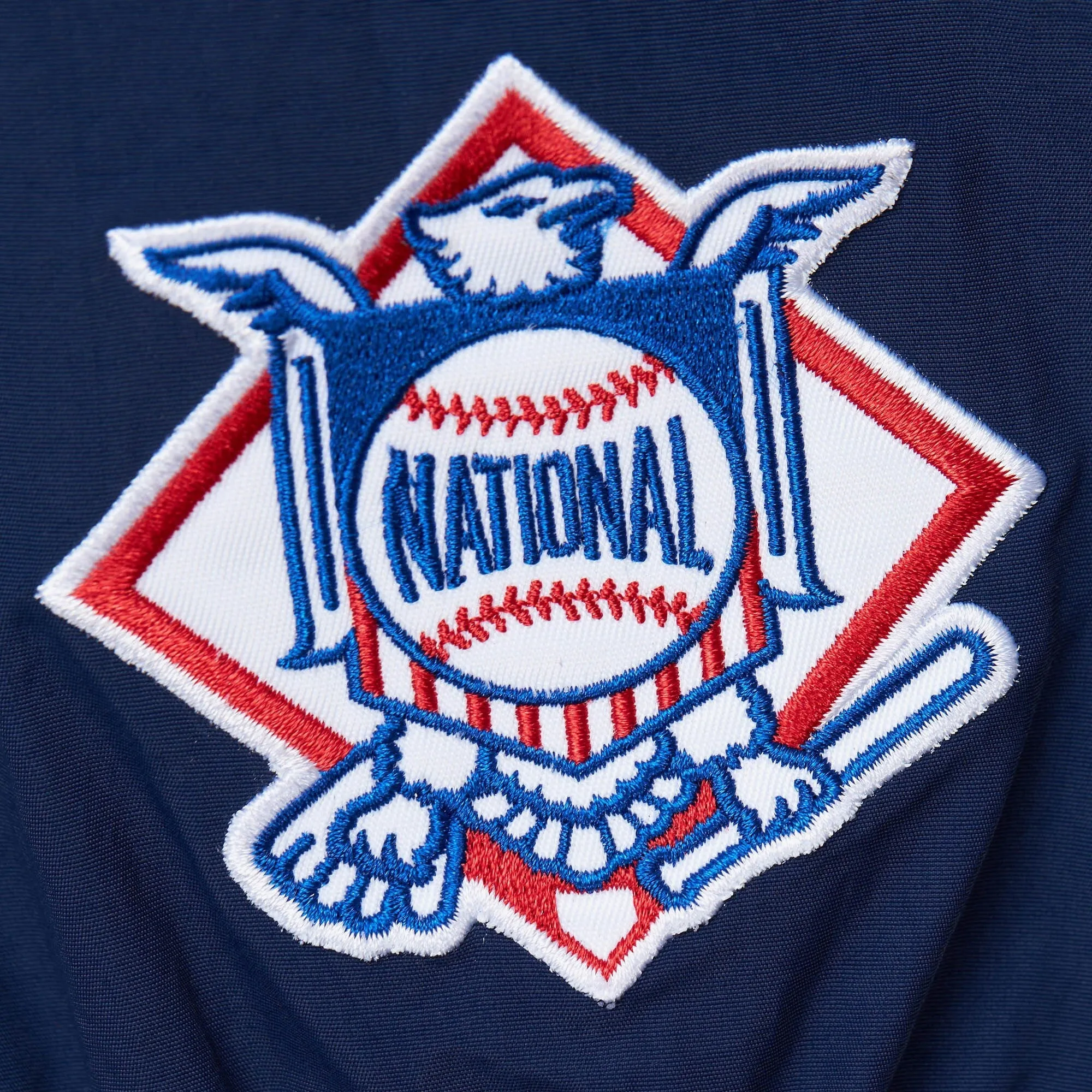 Mitchell & Ness Men's MLB Classic Nylon Pullover Current Logo Nationals Pullovers sold by Zulily product image thumbnail 5