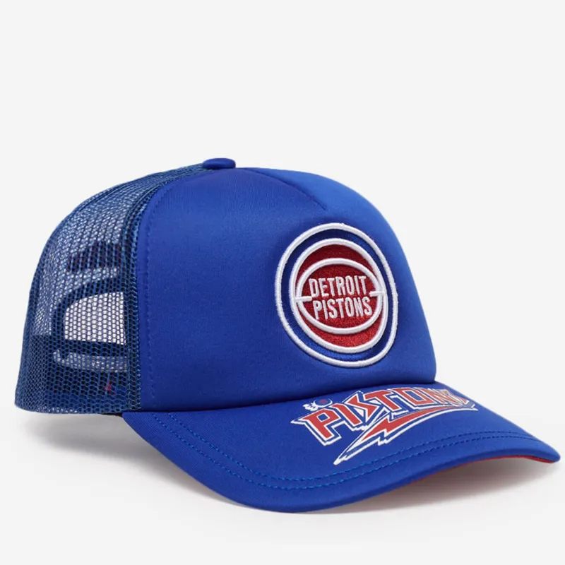 Mitchell & Ness Men's NBA Puff The Magic Trucker Hwc Pistons sold by Zulily
