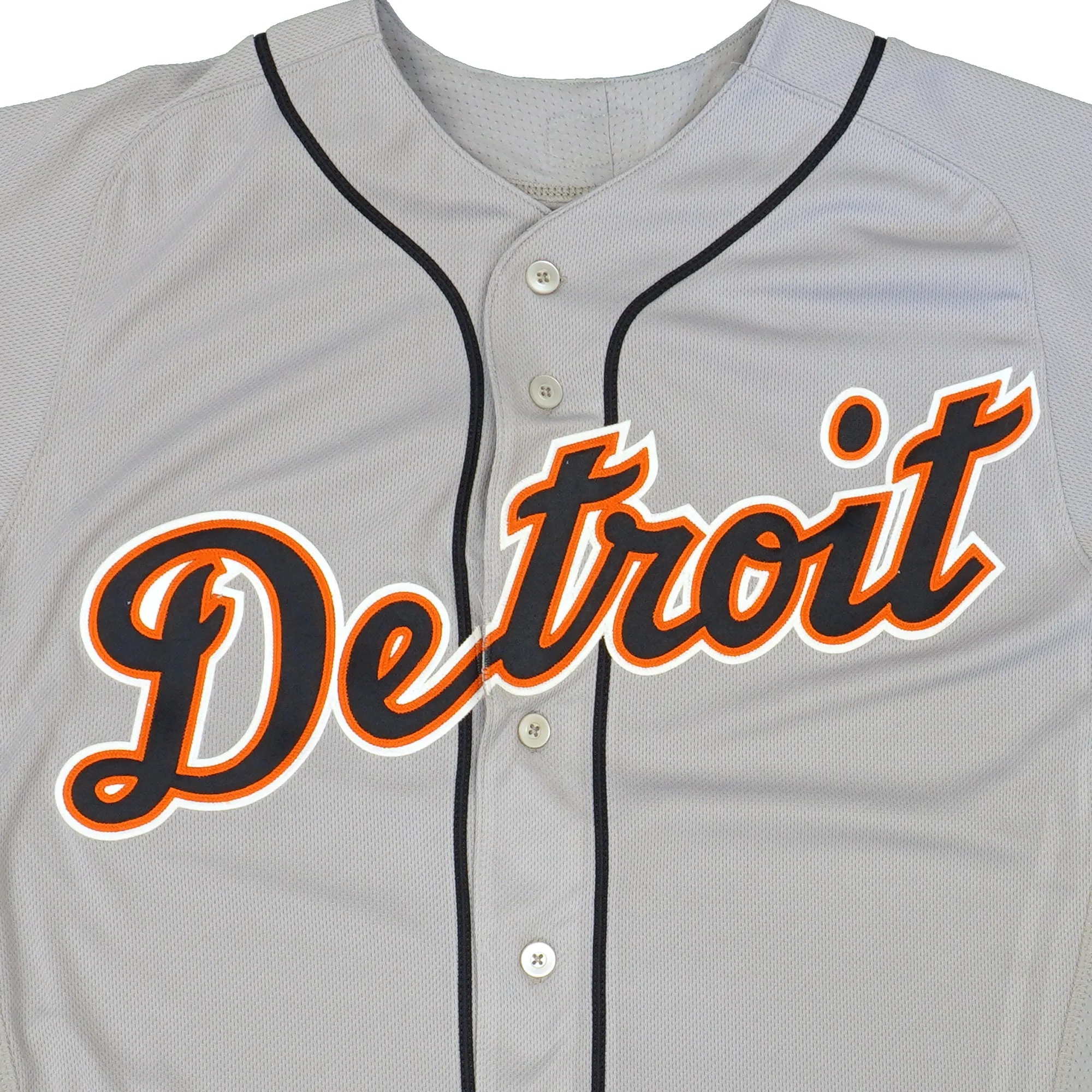 Majestic Men's MLB Detroit Tigers Authentic On Field Flex Base Jersey Gray sold by Zulily product image thumbnail 2