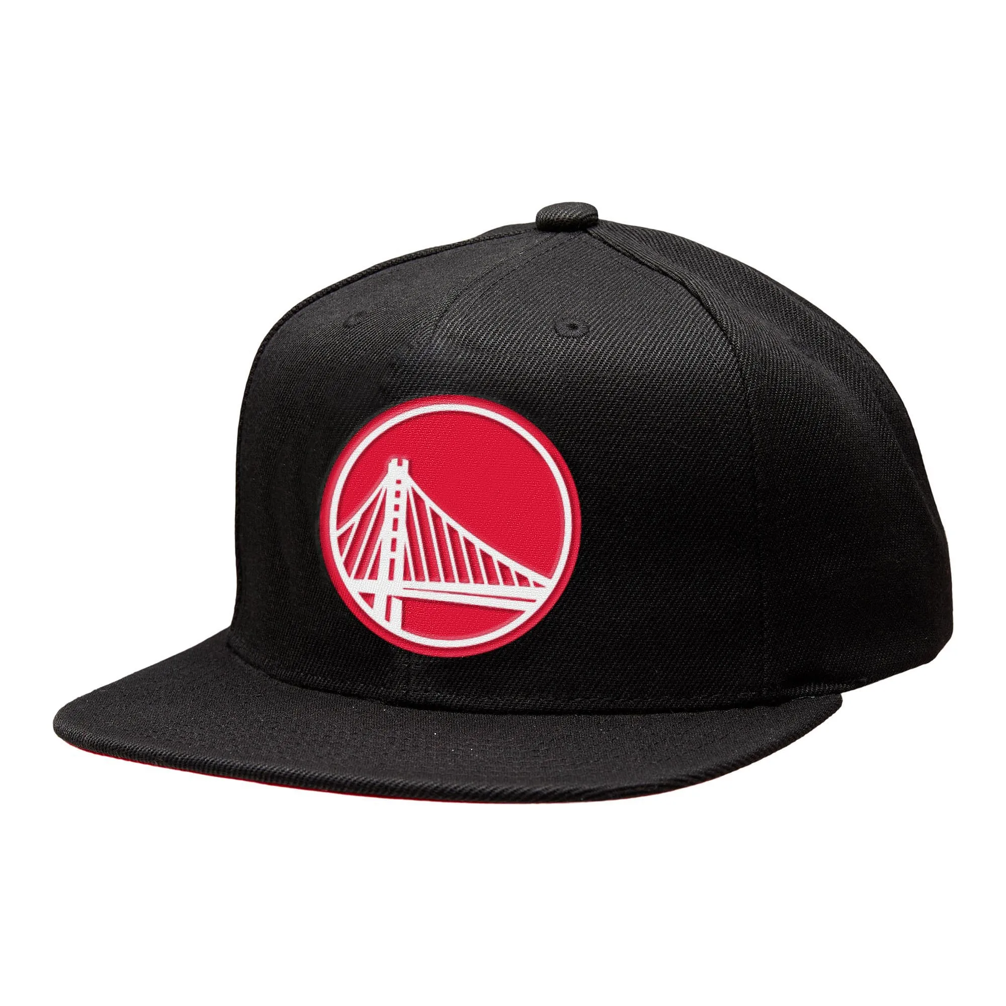 Mitchell & Ness Men's NBA Bred Snapback Warriors Snapback Caps sold by Zulily