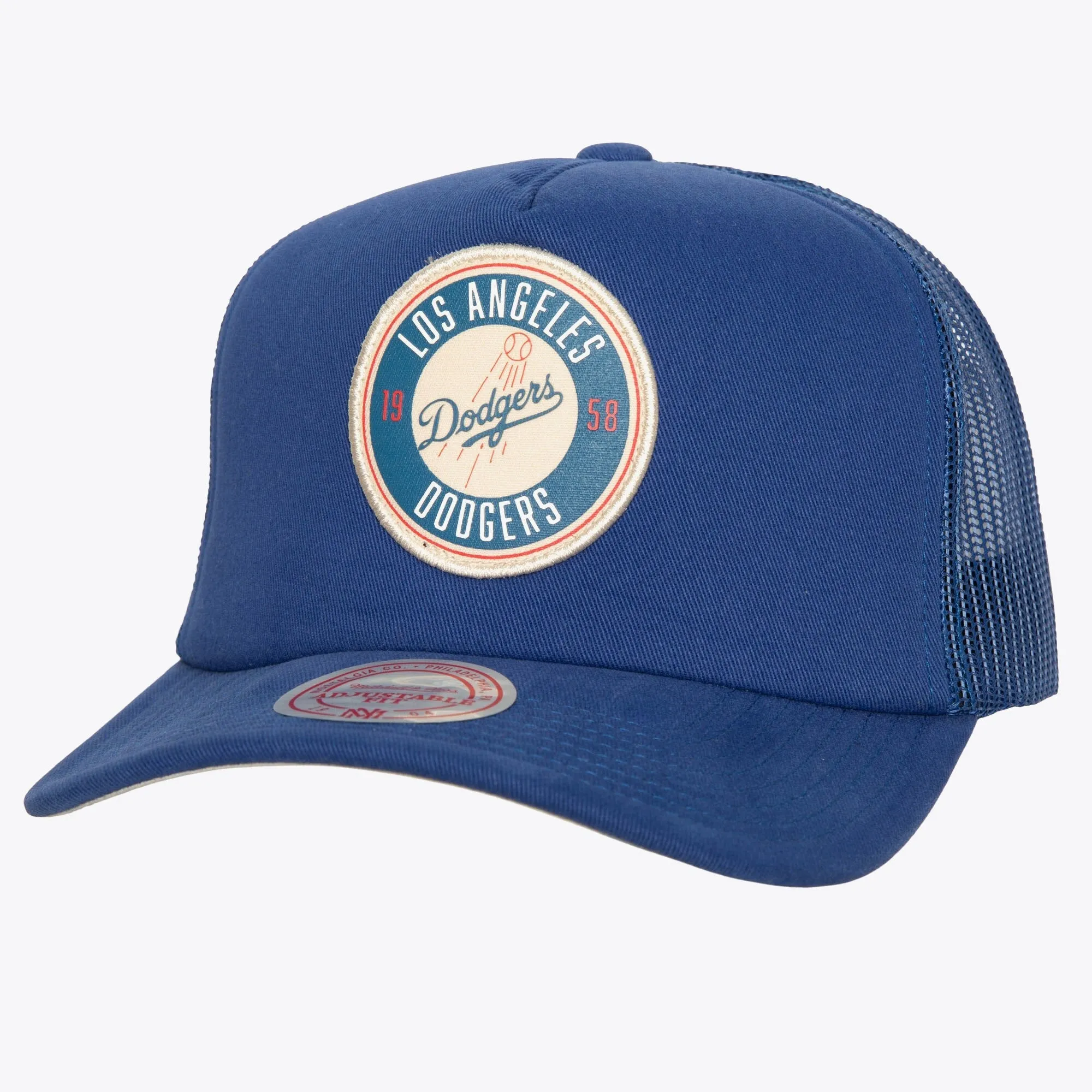 Mitchell & Ness Men's MLB Circle Change Trucker Coop Dodgers Hats sold by Zulily