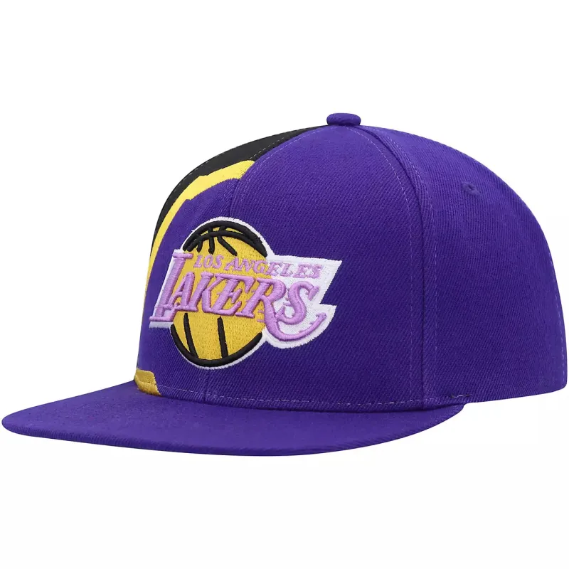 Mitchell & Ness Men's NBA Retroline Snapback Hwc Lakers Snapback Caps made by Mitchell & Ness