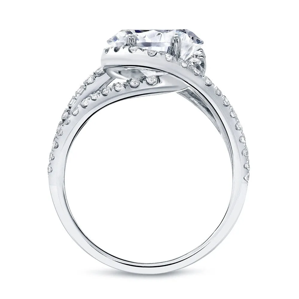 Auriya 14k Gold 1 7/8ctw Halo Diamond Engagement Ring Set Certified sold by Zulily product image thumbnail 5