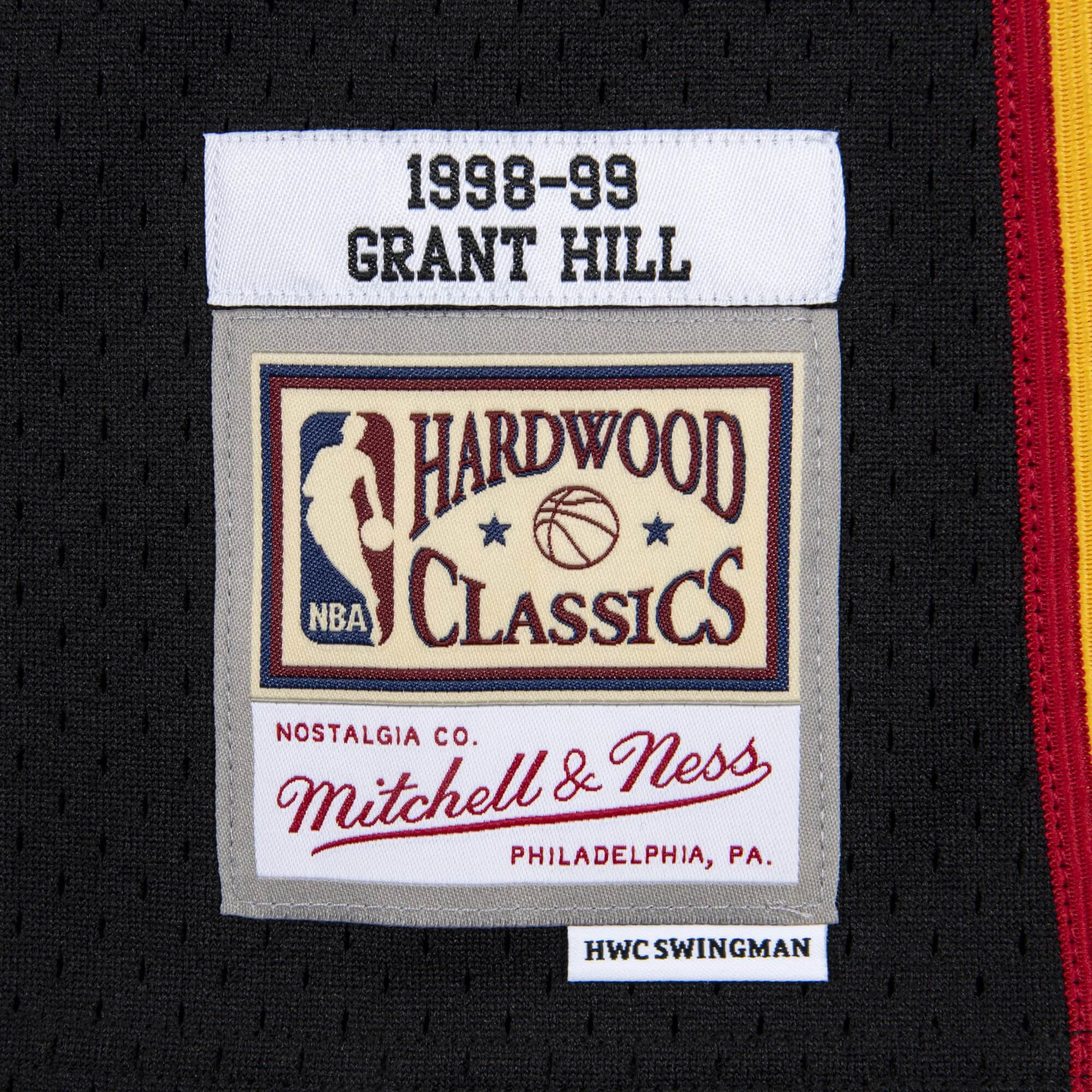 Mitchell & Ness Men's NBA Reload Swingman Jersey Pistons 1998 Grant Hill Jerseys sold by Zulily product image thumbnail 3