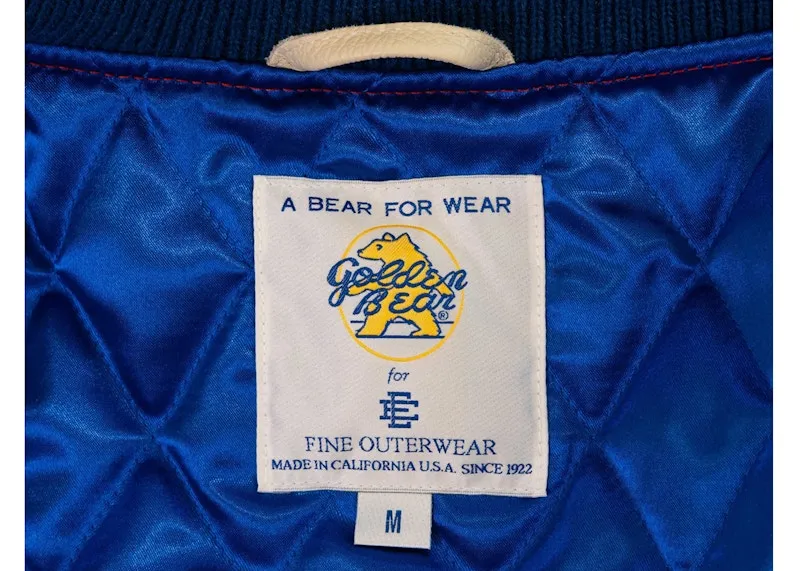 Eric Emanuel Men's Ee Varsity Letterman Wool/Leather Jacket Ss24 sold by Zulily product image thumbnail 3