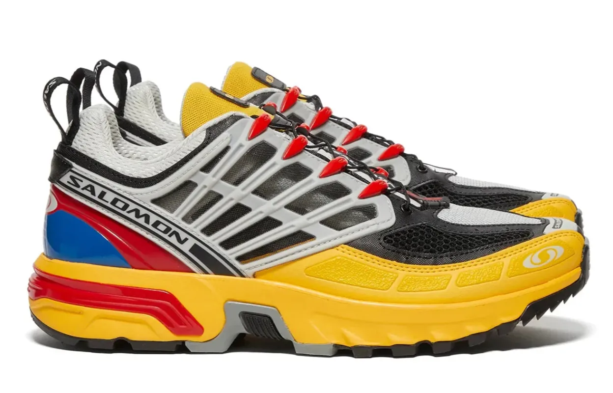 Salomon Men's Acs Pro 'Black Lemon High Risk Red' made by Salomon