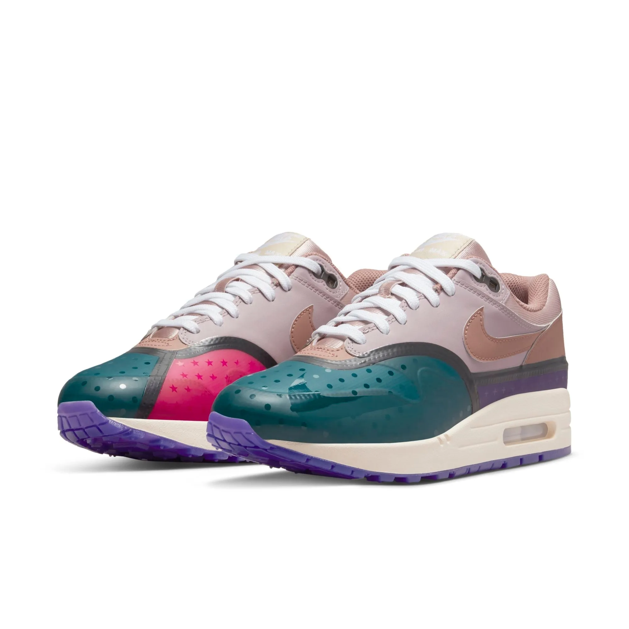 Nike Women's Air Max 1 Premium 'Plum Fog Fossil Rose' Sneakers sold by Zulily product image thumbnail 2