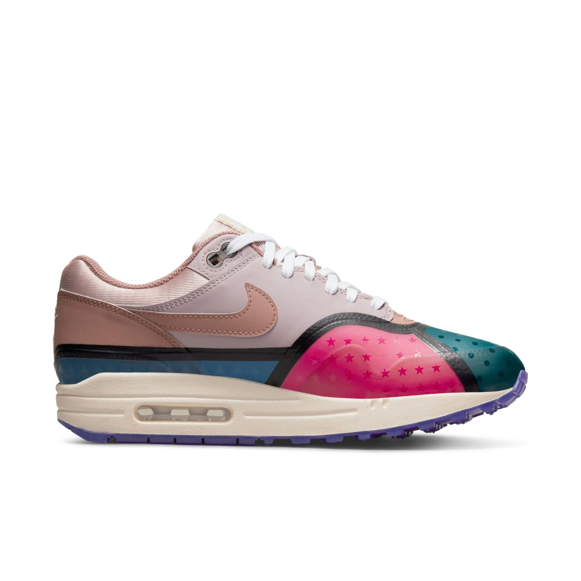 Nike Women's Air Max 1 Premium 'Plum Fog Fossil Rose' Sneakers sold by Zulily product image thumbnail 3