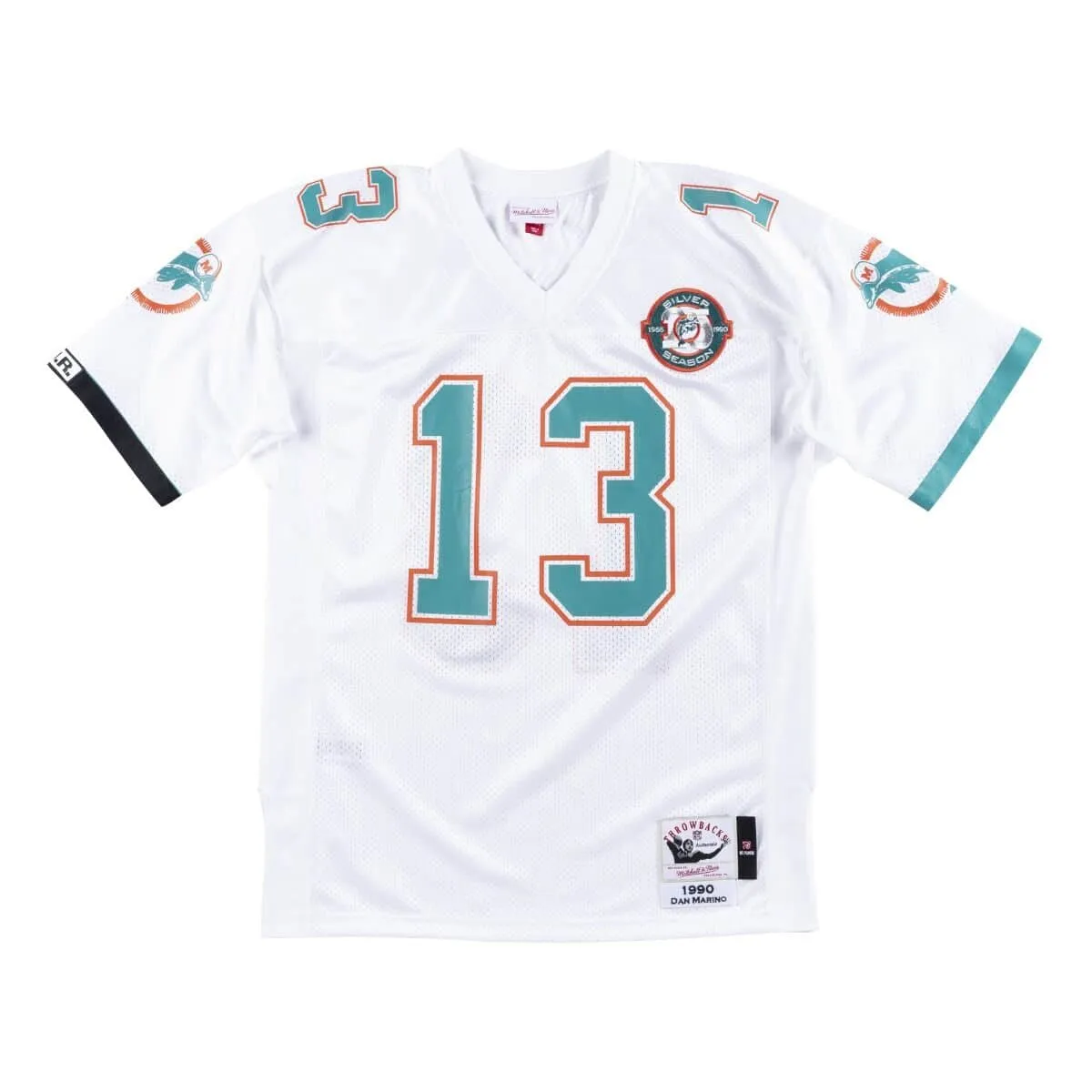 Mitchell & Ness Men's NFL Authentic Jersey Dolphins 1990 Dan Marino Jerseys sold by Zulily product image thumbnail 2