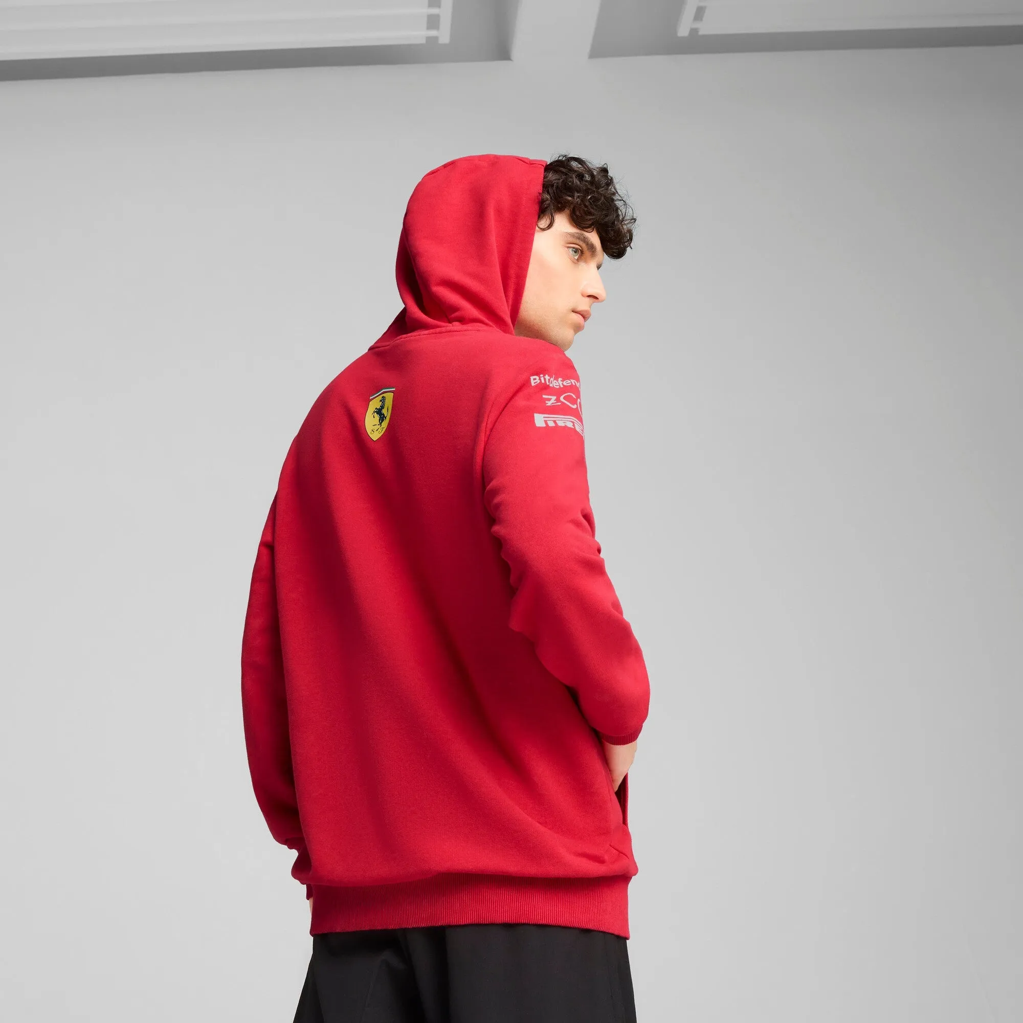 Puma Men's Sf Scuderia Ferrari Desert Sun Team Replica Hoodie Sweaters sold by Zulily product image thumbnail 3