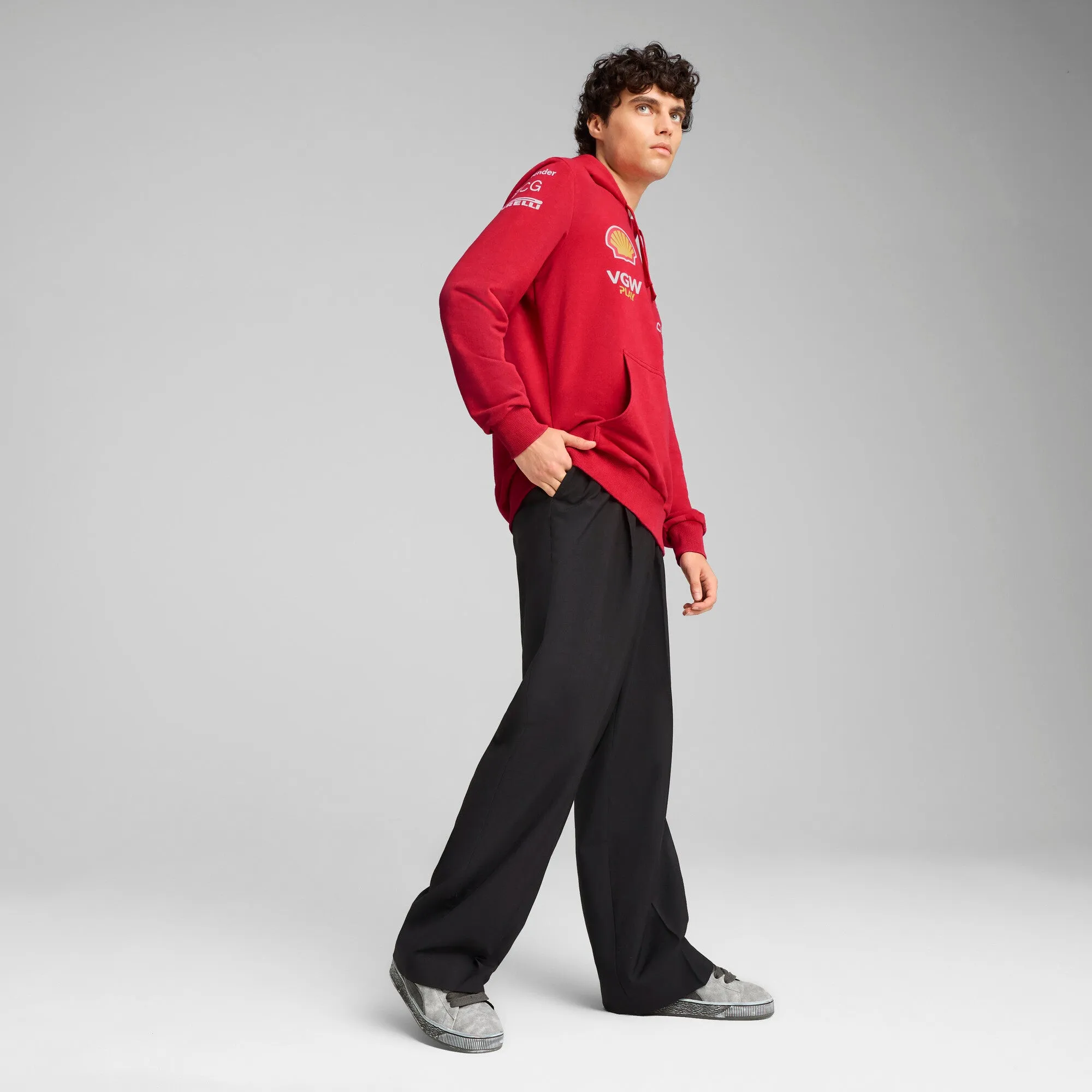 Puma Men's Sf Scuderia Ferrari Desert Sun Team Replica Hoodie Sweaters sold by Zulily product image thumbnail 4