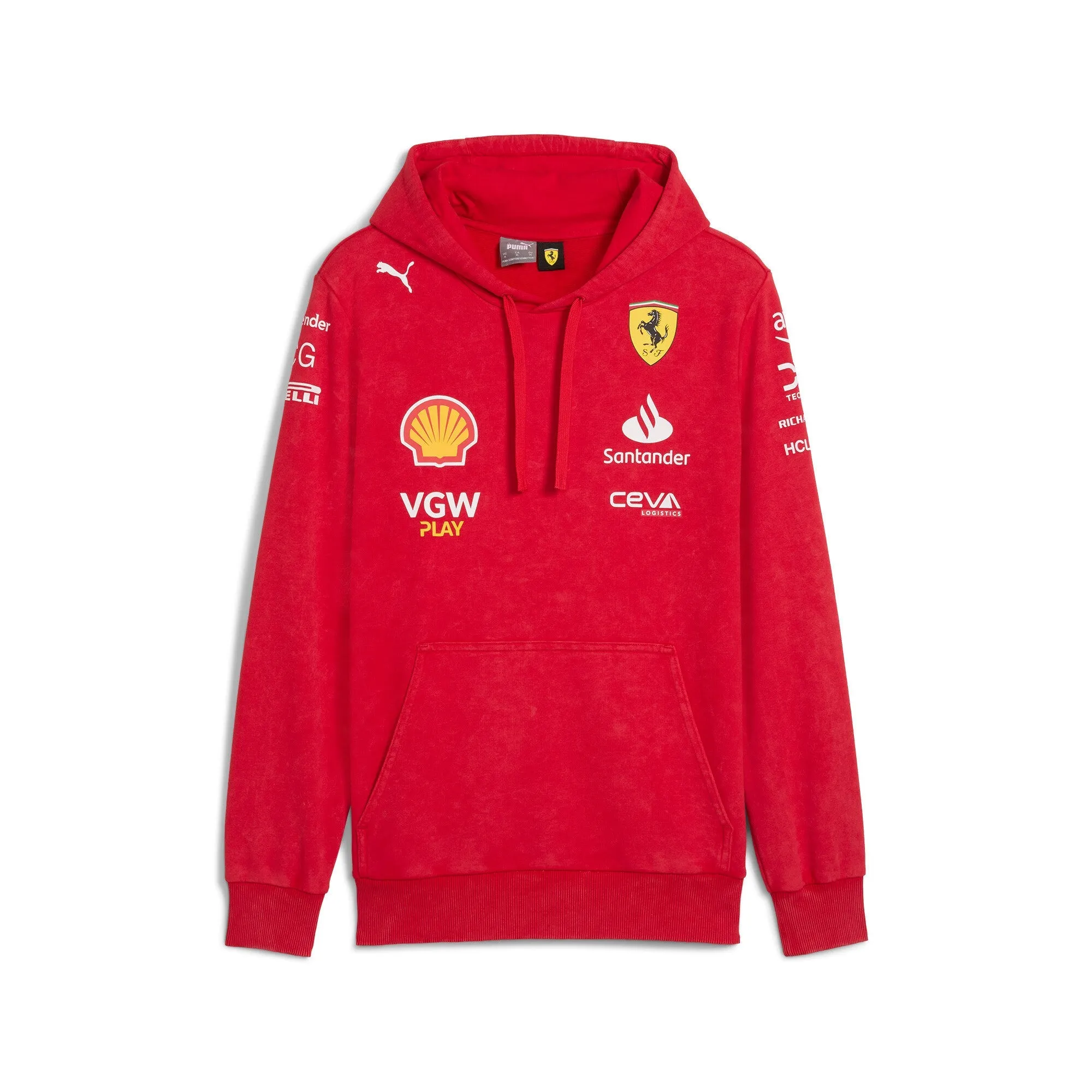 Puma Men's Sf Scuderia Ferrari Desert Sun Team Replica Hoodie Sweaters sold by Zulily