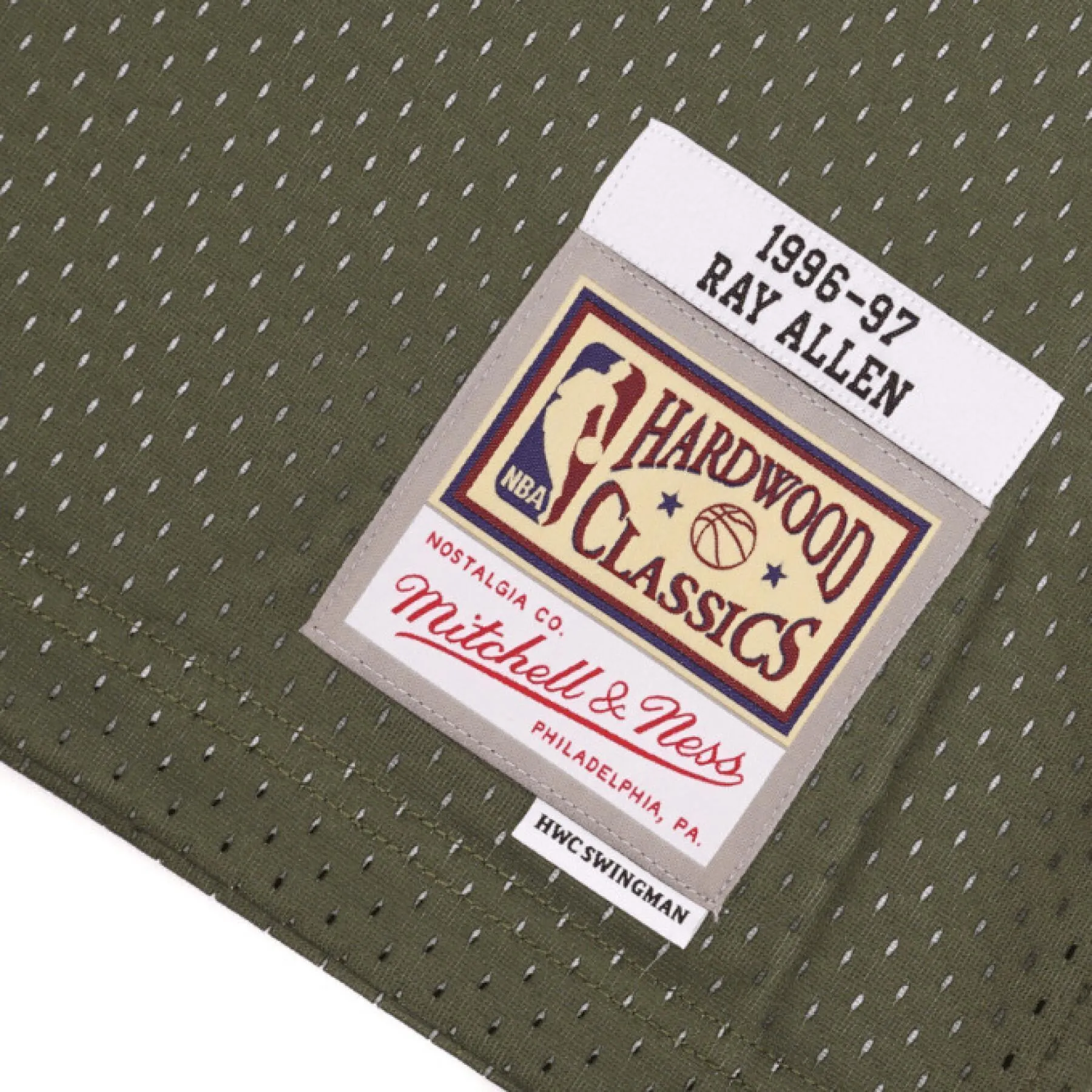 Mitchell & Ness Men's Flight Swingman Jersey Bucks 1996 Ray Allen Jerseys sold by Zulily product image thumbnail 5