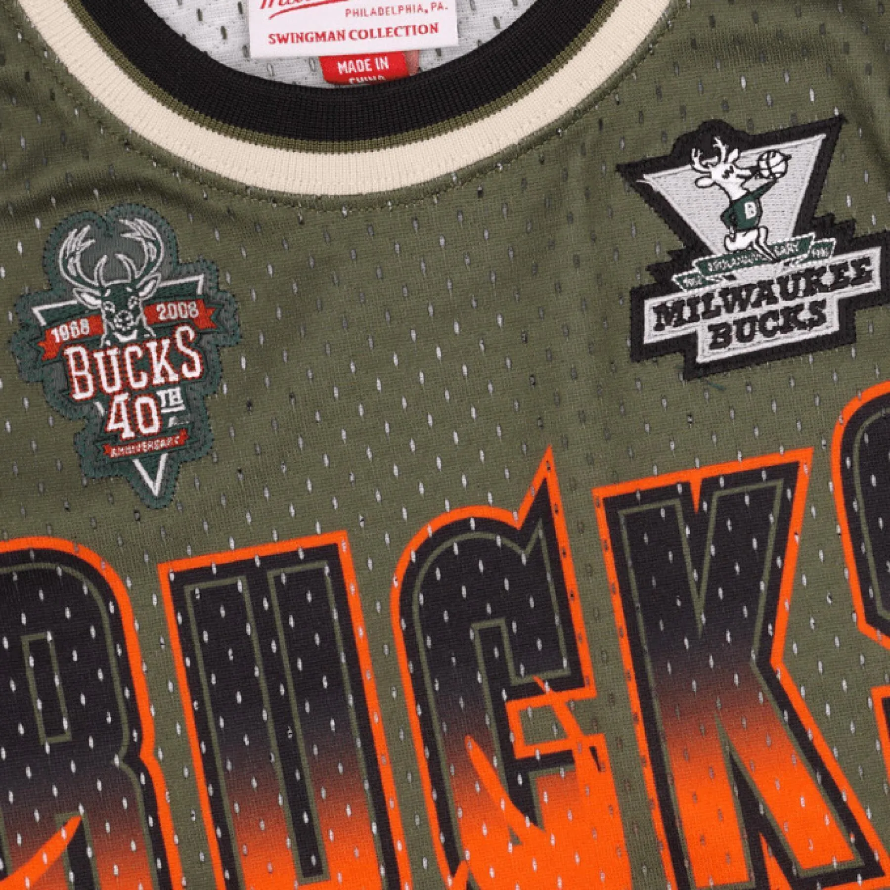 Mitchell & Ness Men's Flight Swingman Jersey Bucks 1996 Ray Allen Jerseys sold by Zulily product image thumbnail 3