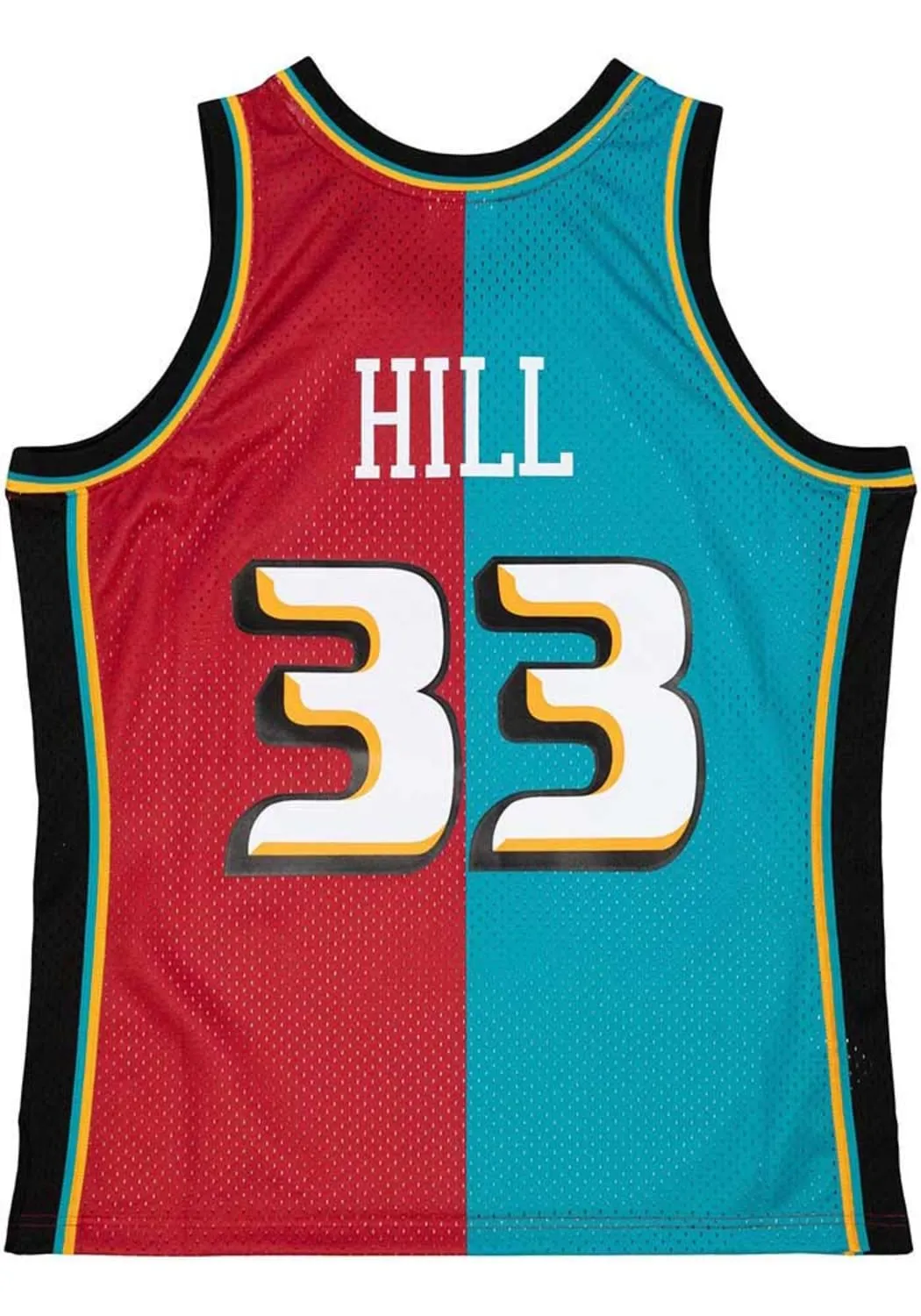 Mitchell & Ness NBA Split Swingman Jersey Detroit Pistons 1999 Grant Hill sold by Zulily product image thumbnail 2