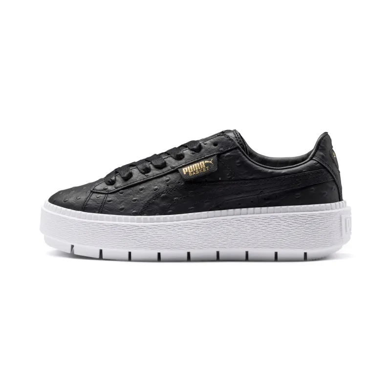 Puma Women's Platform Trace Ostrich Sneakers sold by Zulily