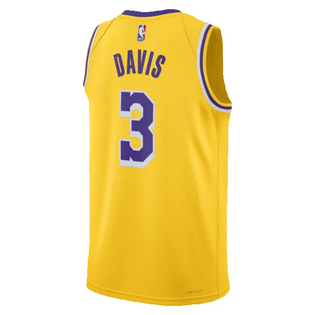 Nike Men's NBA La Lakers Anthony Davis Swingman Jersey Gold sold by Zulily product image thumbnail 2