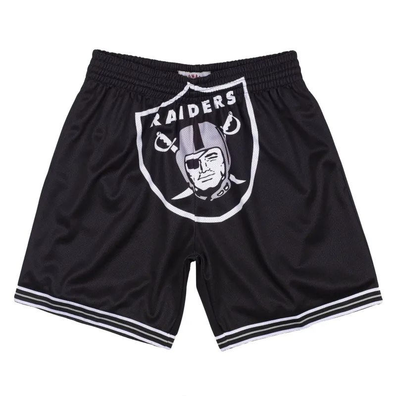 Mitchell & Ness NFL Big Face Shorts Oakland Raiders Shorts made by Mitchell & Ness