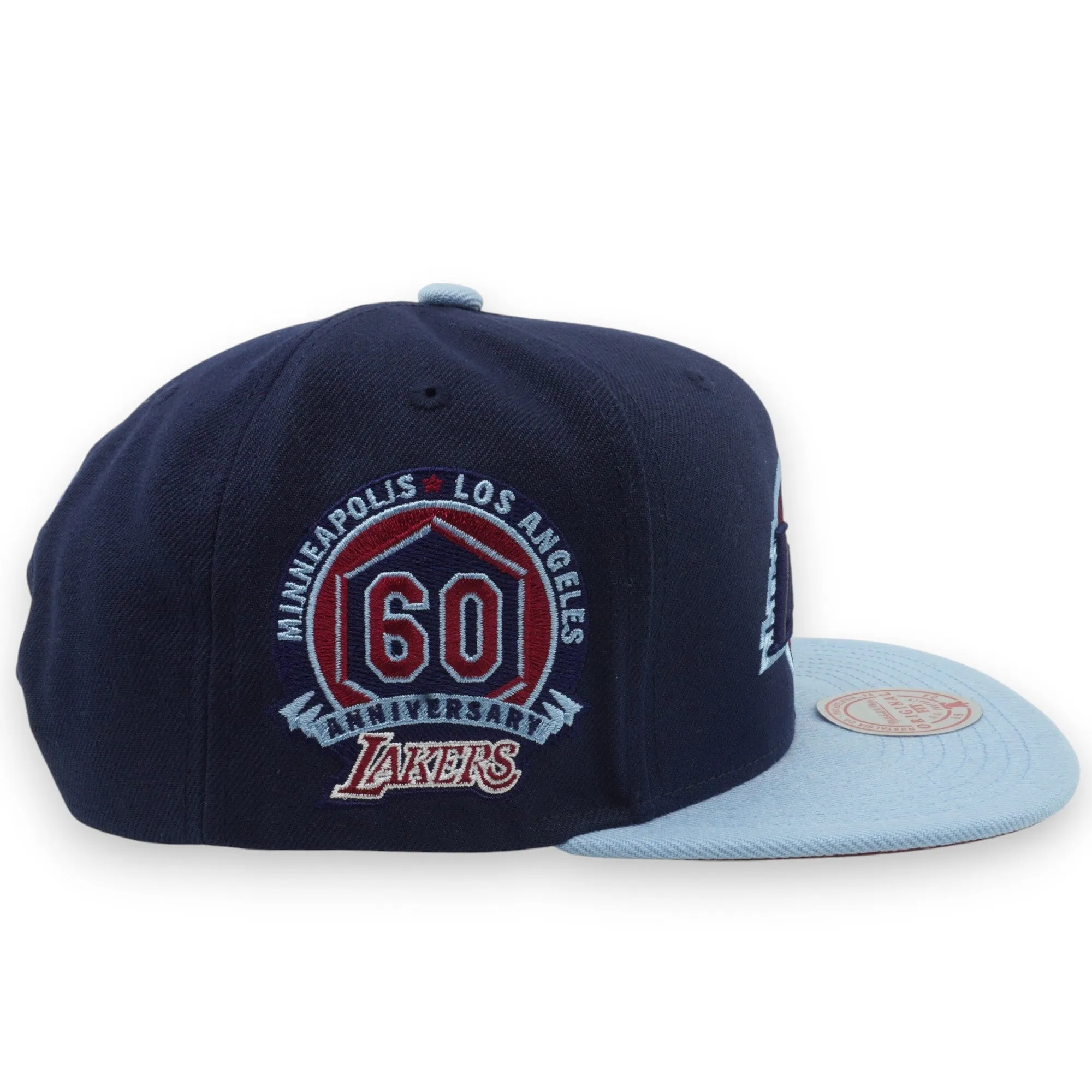 Mitchell & Ness Men's NBA Skyberry Cobbler Snapback Lakers Blue sold by Zulily product image thumbnail 4