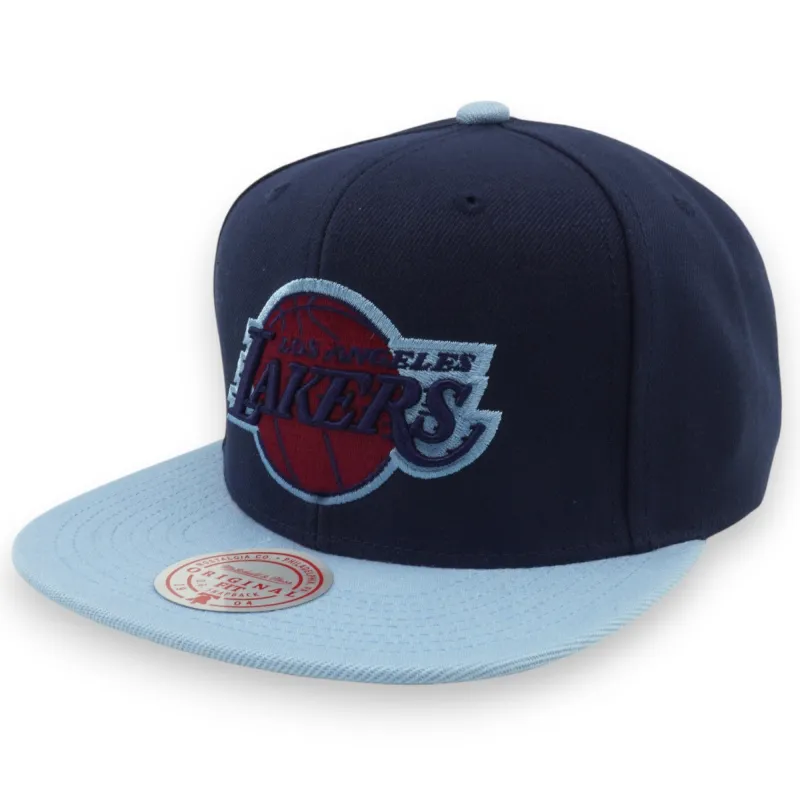 Mitchell & Ness Men's NBA Skyberry Cobbler Snapback Lakers Blue sold by Zulily