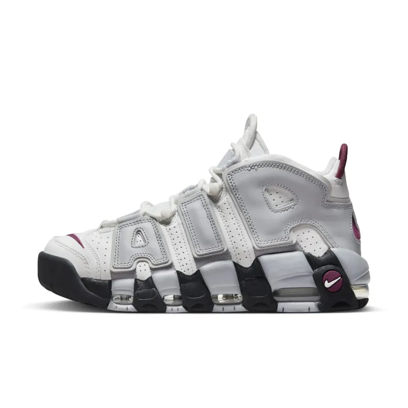 Nike Women's Air More Uptempo 'Rosewood Wolf Grey' sold by Zulily