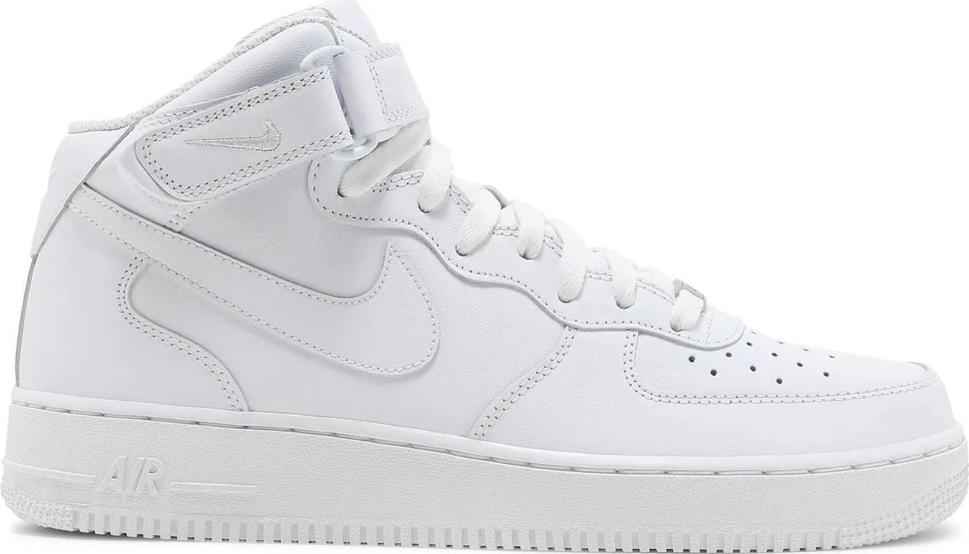 Nike Men's Air Force 1 Mid '07 'White' 2021 Sneakers sold by Zulily