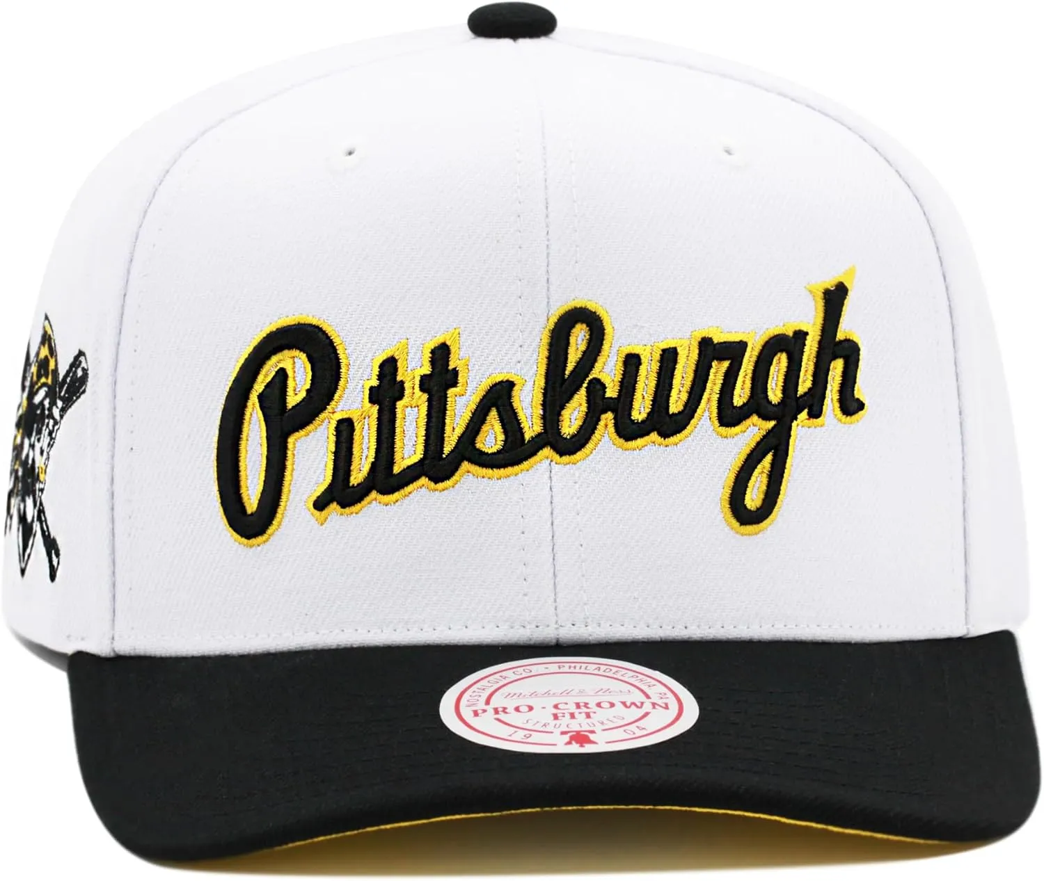 Mitchell & Ness Men's MLB Evergreen Pro Snapback Pirates Snapback Caps sold by Zulily
