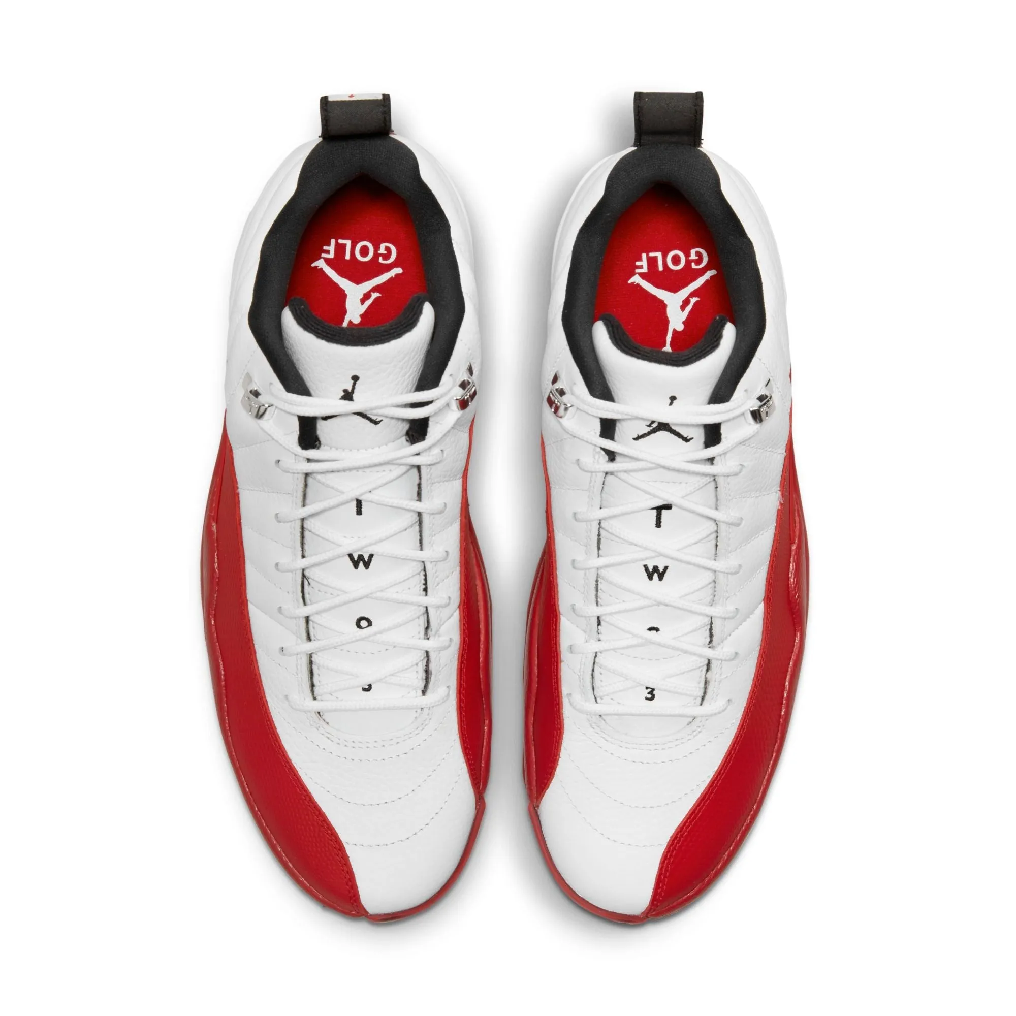 Air Jordan Men's Retro 12 Low Golf 'Cherry' Sneakers sold by Zulily product image thumbnail 4