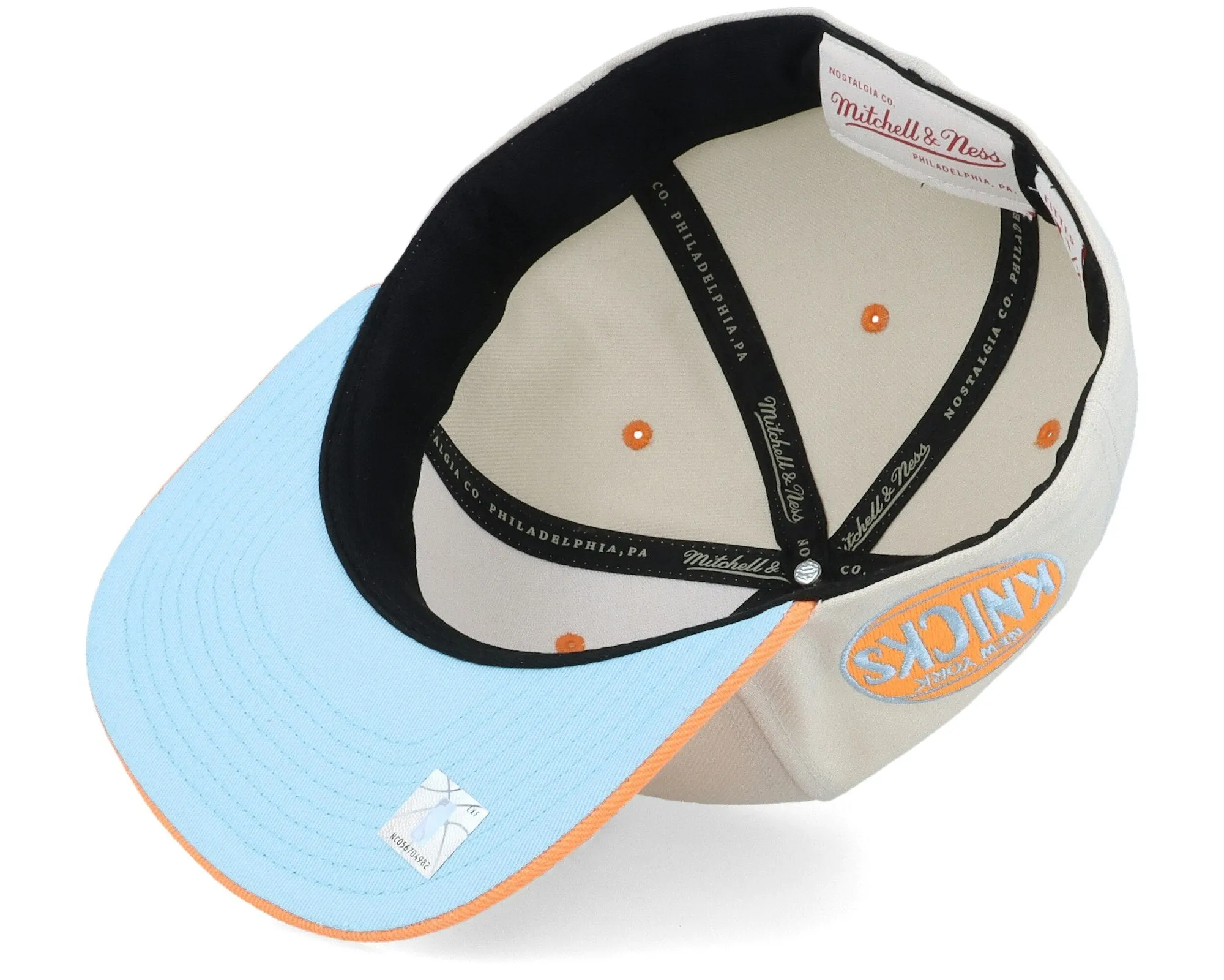 Mitchell & Ness Men's NBA Hop On Fitted NBA Knicks Fitted Caps sold by Zulily product image thumbnail 5