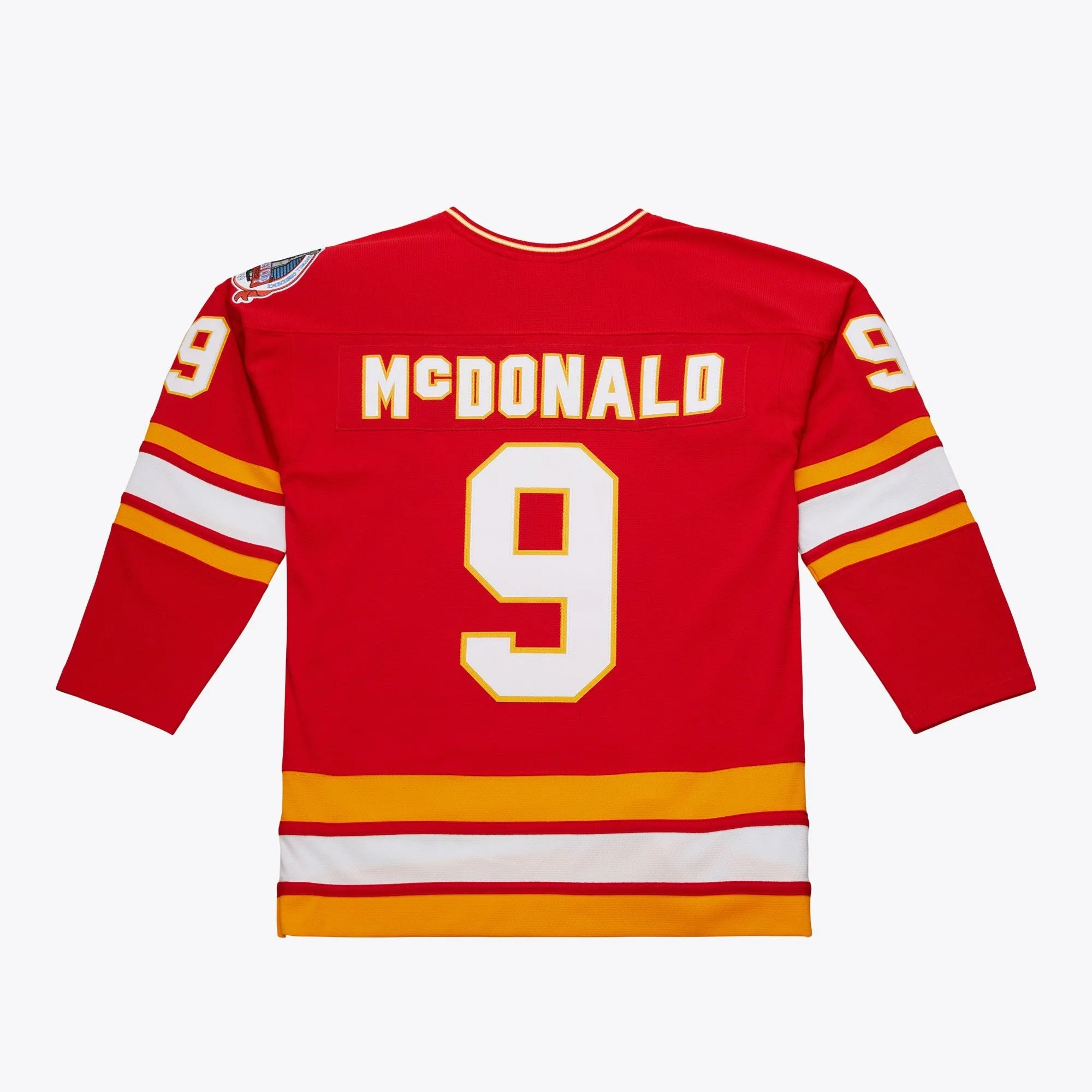 Mitchell & Ness Men's NHL Dark Jersey Flames 1988 Lanny Mcdonald Jerseys sold by Zulily product image thumbnail 2