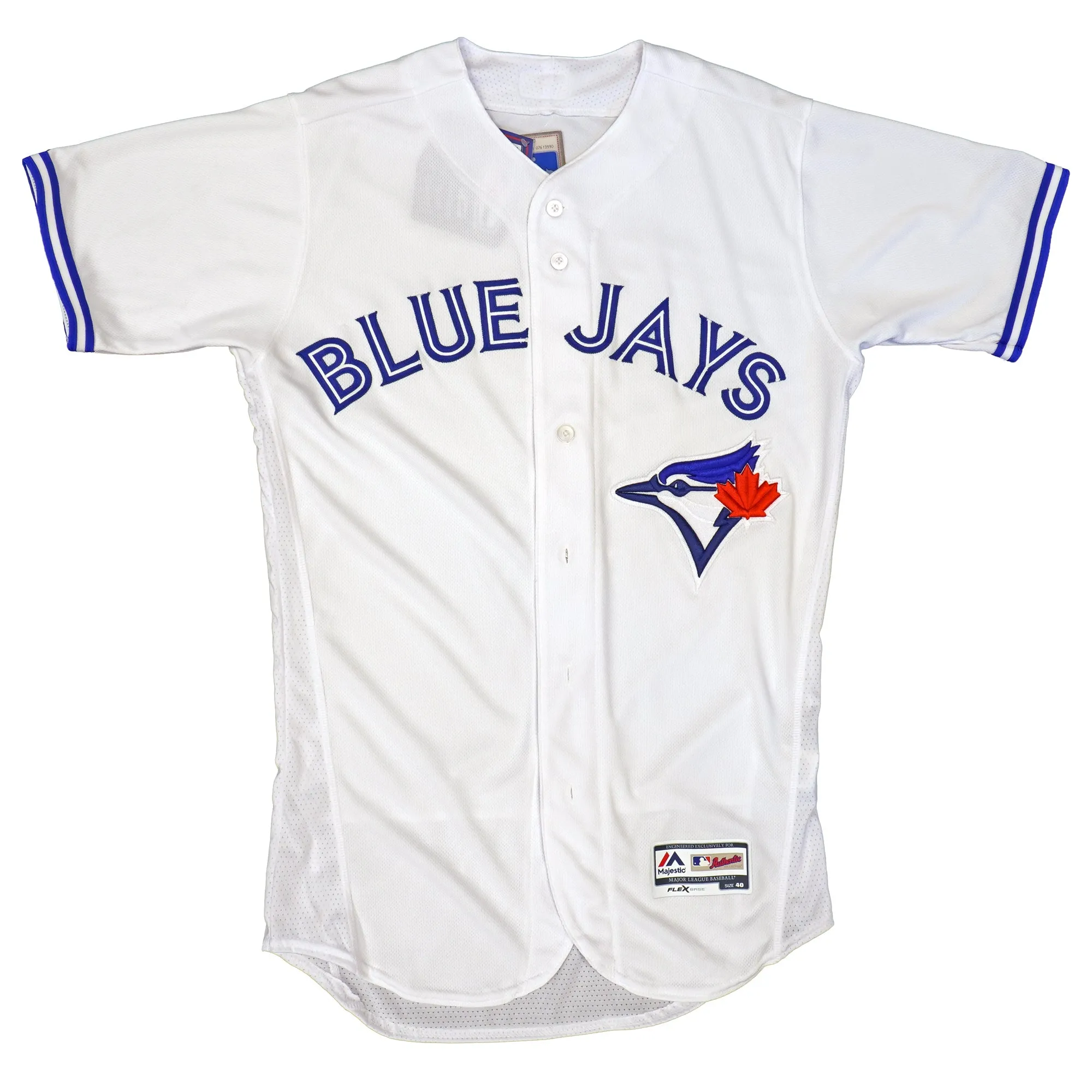 Majestic Men's MLB Toronto Blue Jays Authentic On Field Flex Base Jersey White sold by Zulily