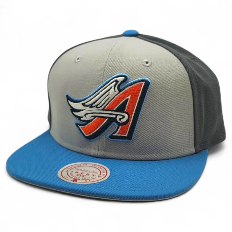 Mitchell & Ness Men's MLB Triple Play Liberty Snapback Coop Angels Snapback Caps sold by Zulily