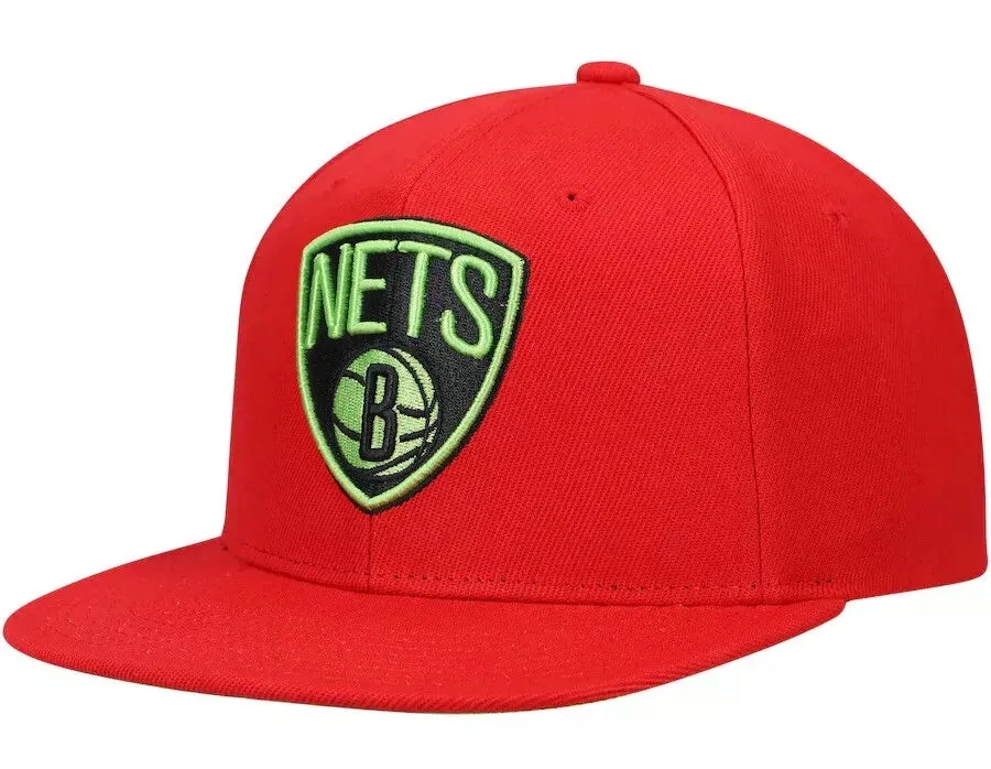 Mitchell & Ness Men's NBA Reverse Candy Apple Snapback Nets sold by Zulily