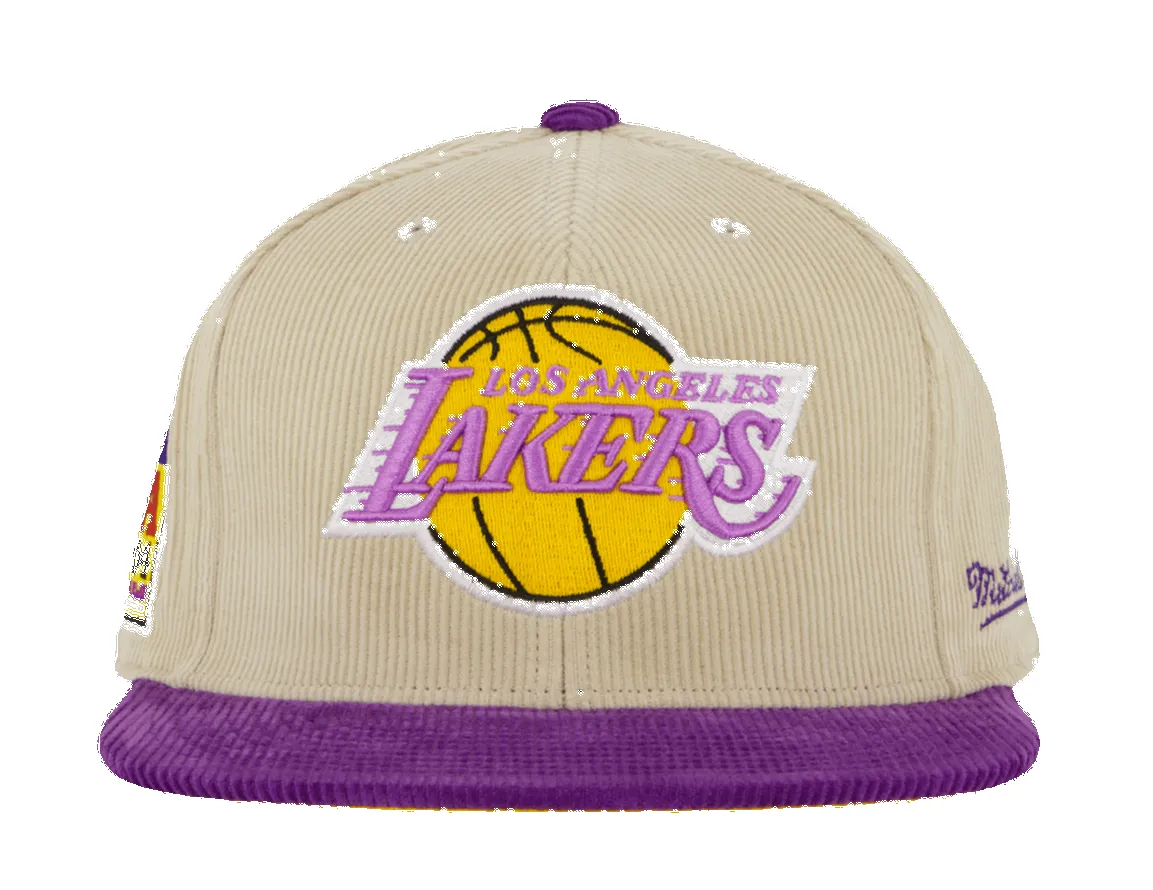 Mitchell & Ness Men's NBA 2 Tone Team Cord Fitted Hwc Lakers Fitted Caps sold by Zulily product image thumbnail 2