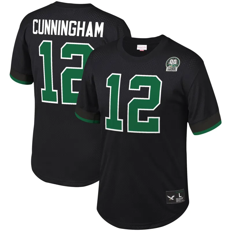 Mitchell & Ness Men's NFL N&N Mesh Crewneck Eagles 1992 Randall Cunningham sold by Zulily