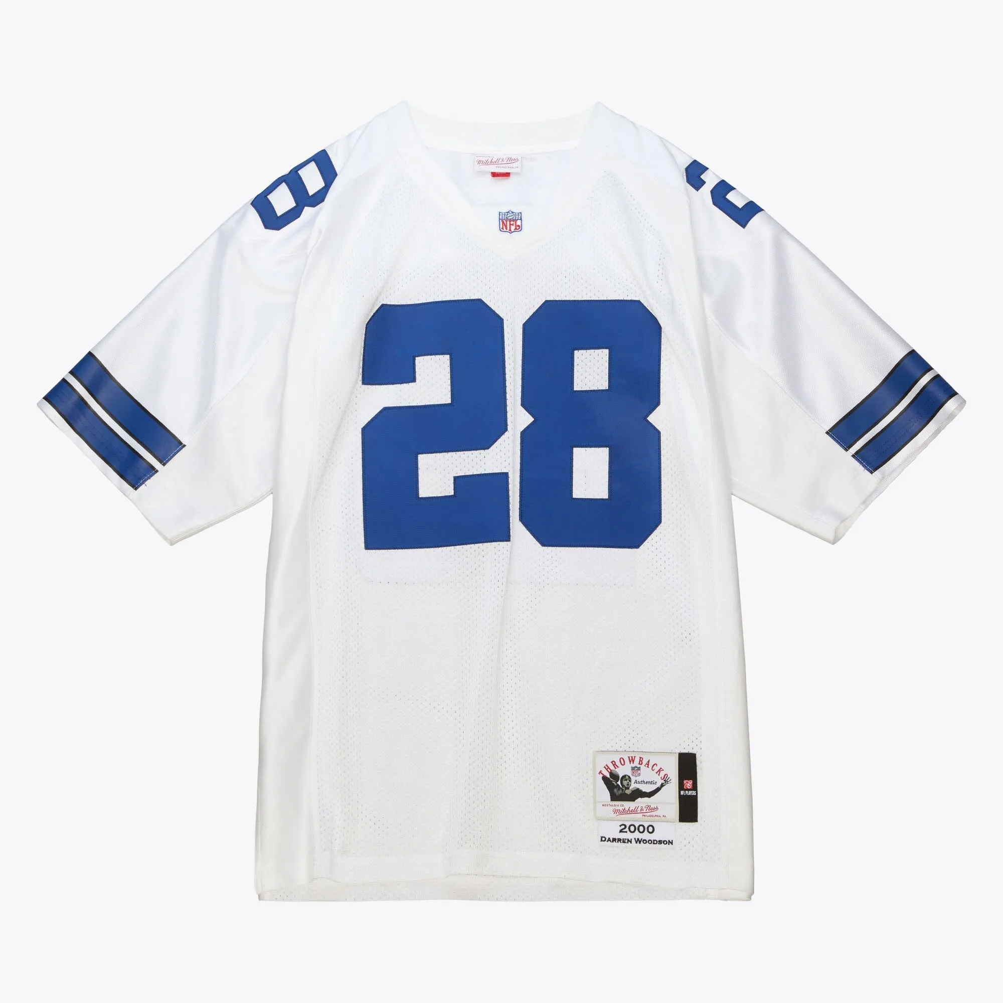 Mitchell & Ness Men's NFL White Jersey Cowboys 2000 Darren Woodson sold by Zulily