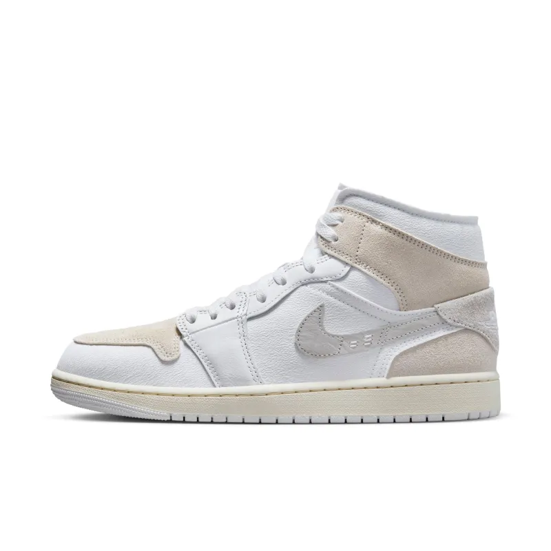 Nike Men's Retro 1 Mid Se Craft 'Tech Grey' Sneakers sold by Zulily
