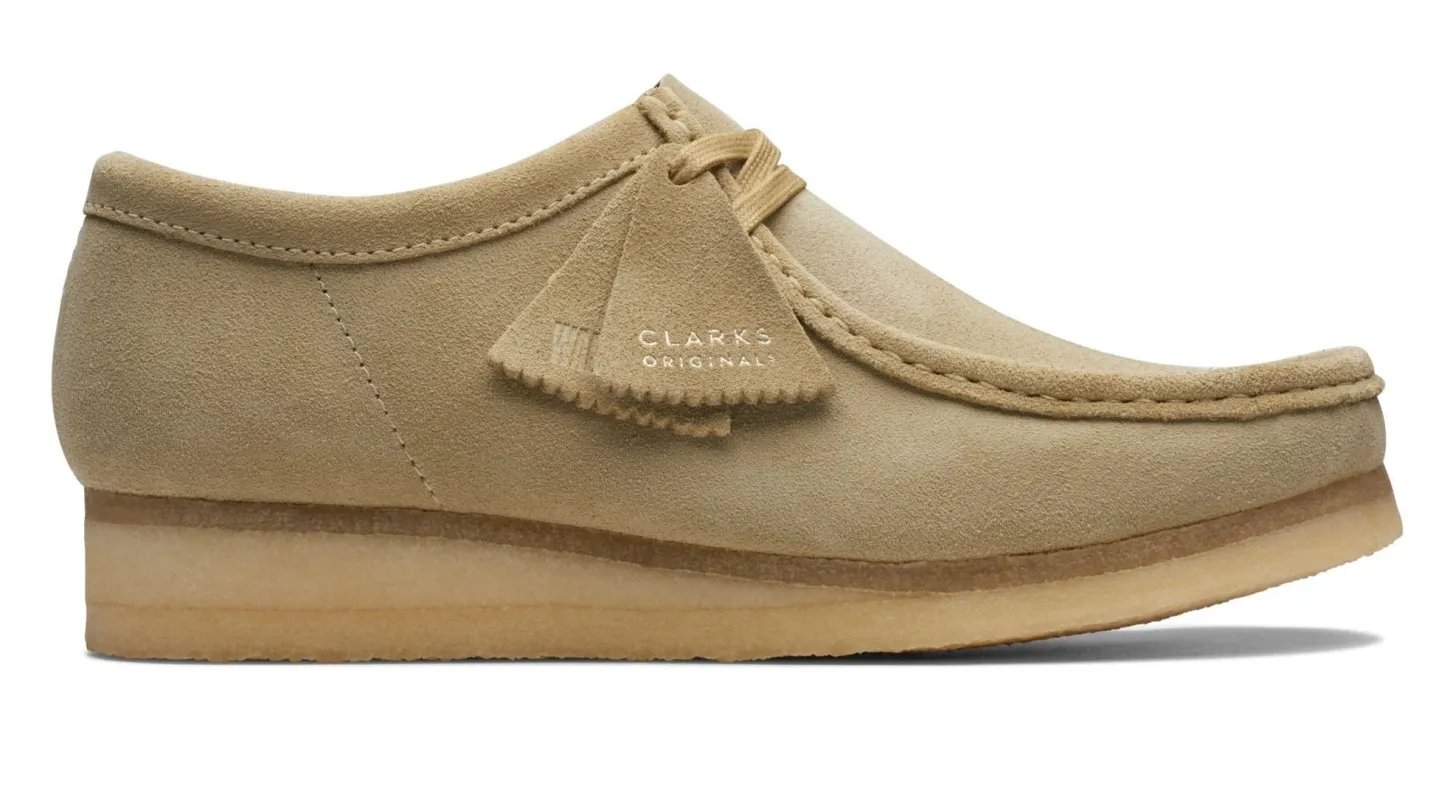 Clarks Men's Wallabee Low 'Maple Suede' sold by Zulily