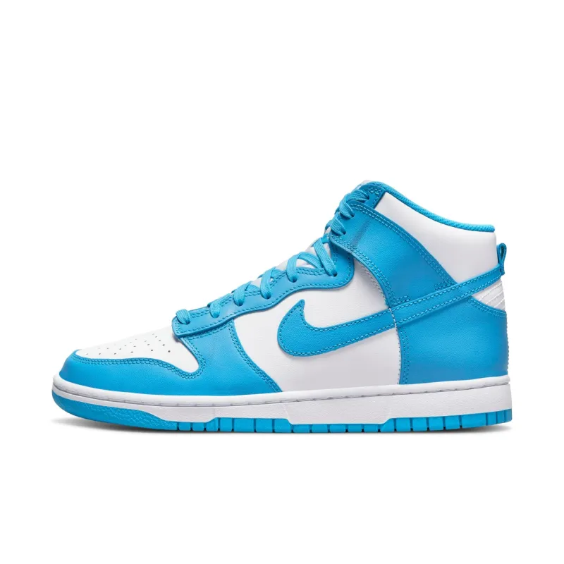 Nike Men's Dunk High Retro 'Laser Blue' Sneakers made by Nike