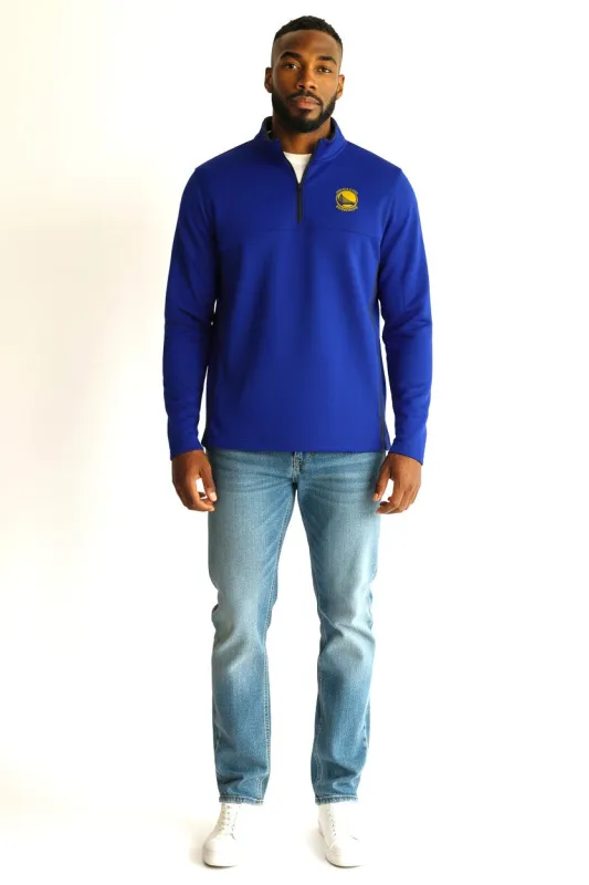 Nike Men's NBA Golden State Warriors Therma Filt Cover Up 1/2 Zip Pullover made by Nike