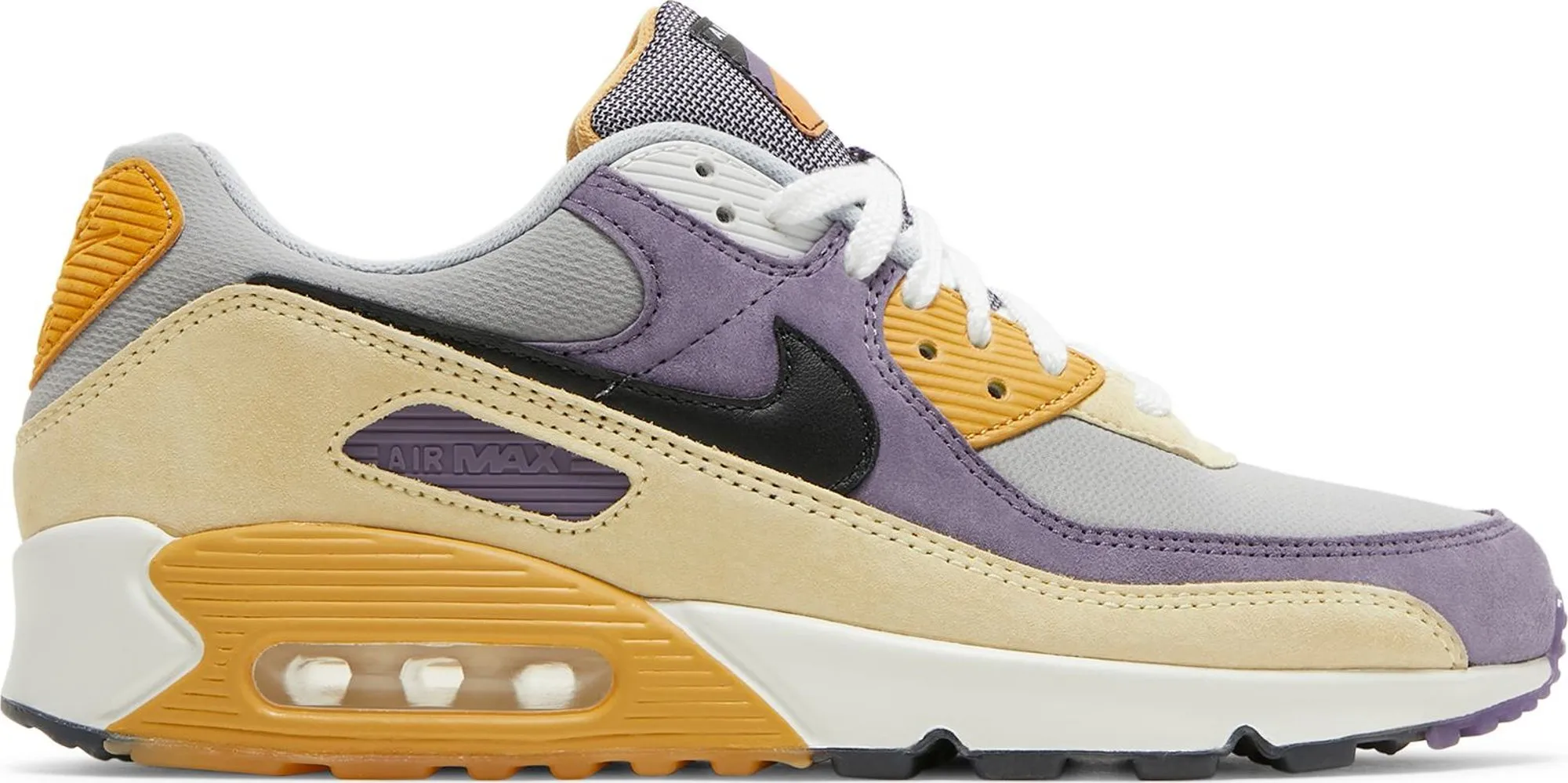 Nike Men's Air Max 90 Nrg 'Court Purple Lemon Drop' Sneakers sold by Zulily