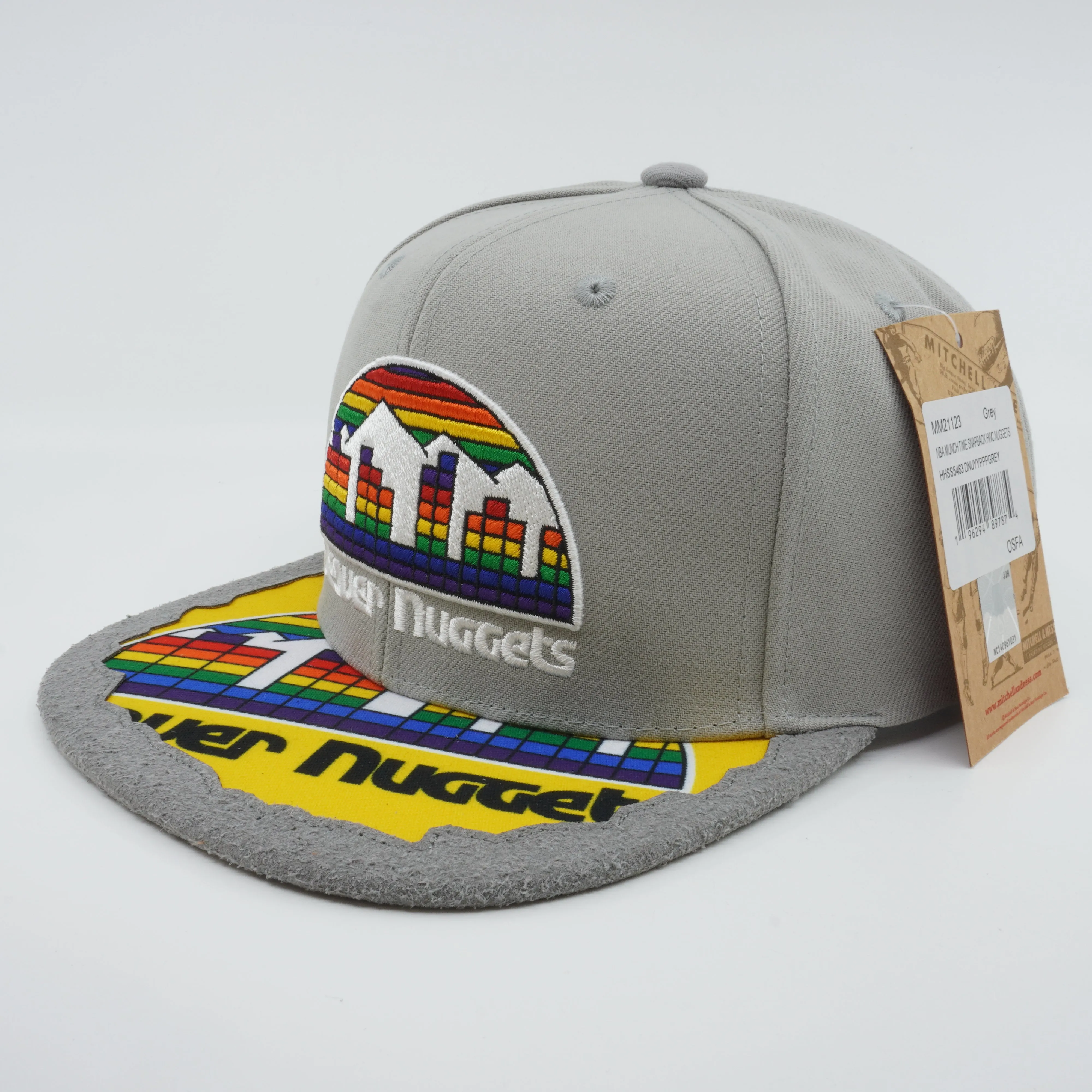 Mitchell & Ness Men's NBA Munch Time Snapback Hwc Nuggets Snapback Caps sold by Zulily