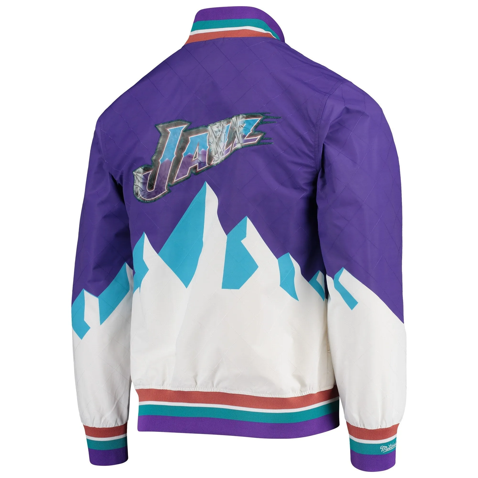 Mitchell & Ness Men's 75Th Anniversary Warm Up Jacket Jazz Jackets sold by Zulily product image thumbnail 3