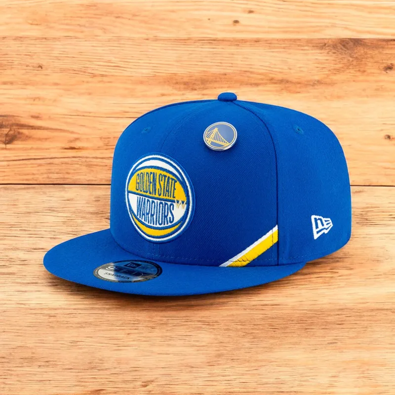 New Era Men's NBA 2019 Draft 950 Snapback Cap Golden State Warriors Hats made by New Era