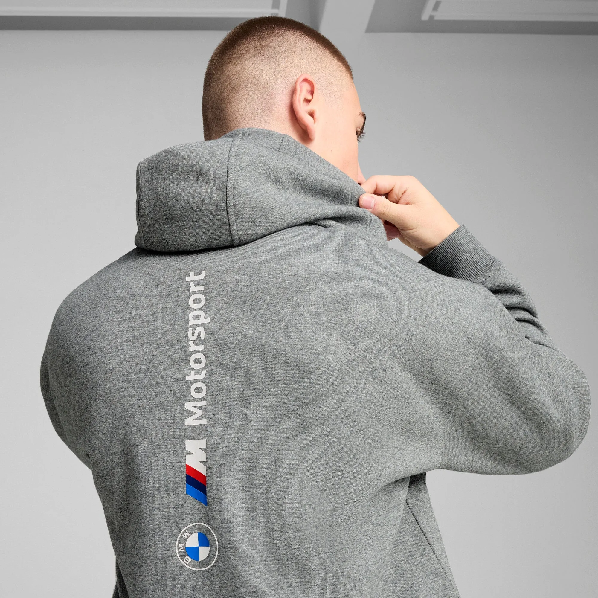 Puma Men's Bmw Motorsport Ess+ Fz Hooded Jacket Fl Jackets sold by Zulily product image thumbnail 4