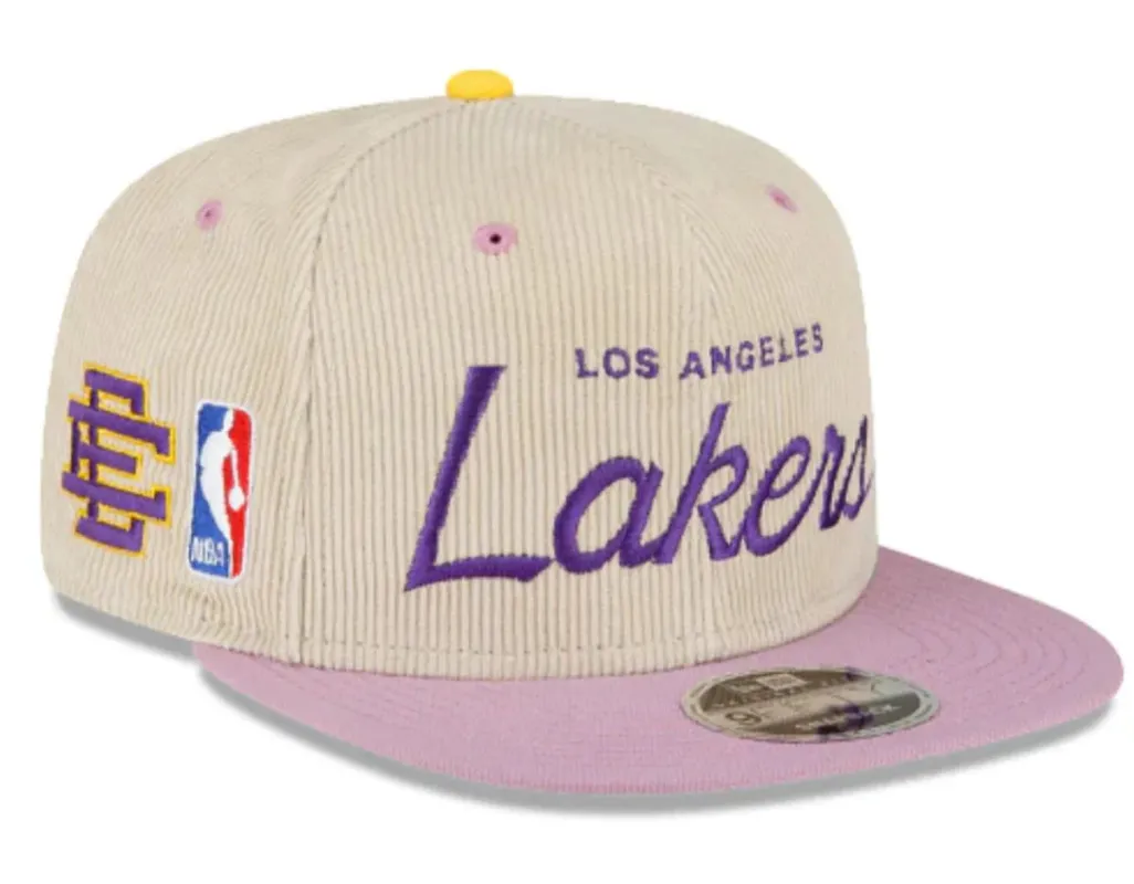 New Era Men's X Eric Emanuel NBA La Lakers Ee 9Fifty Snapback Hat Hats made by New Era
