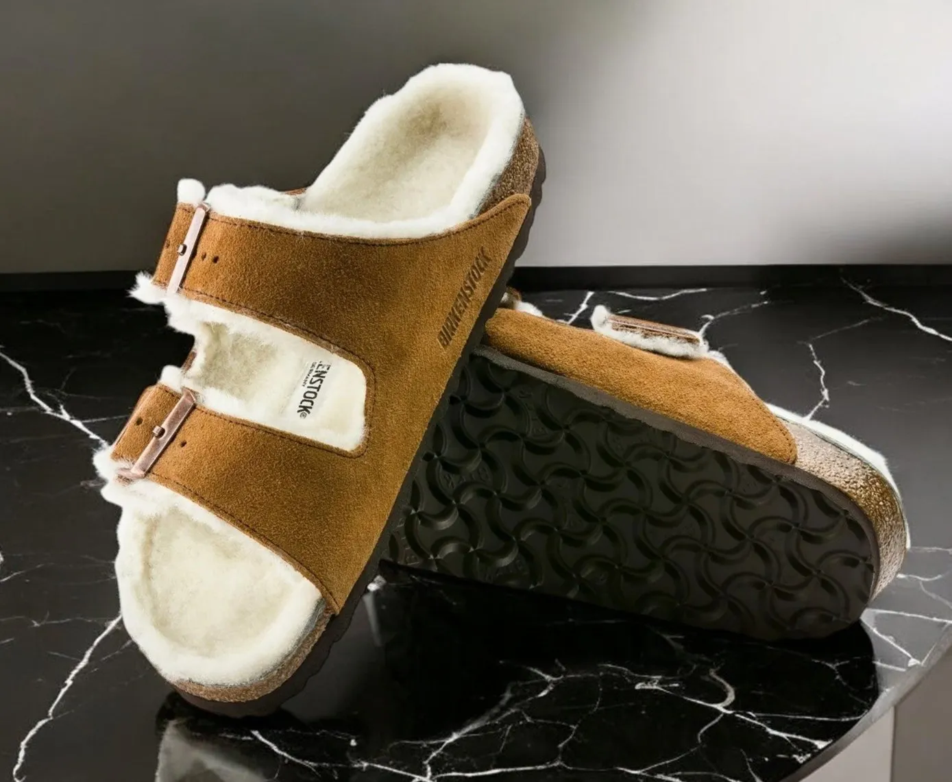 Birkenstock Arizona Shearling 'Narrow Fit' Sneakers sold by Zulily product image thumbnail 3