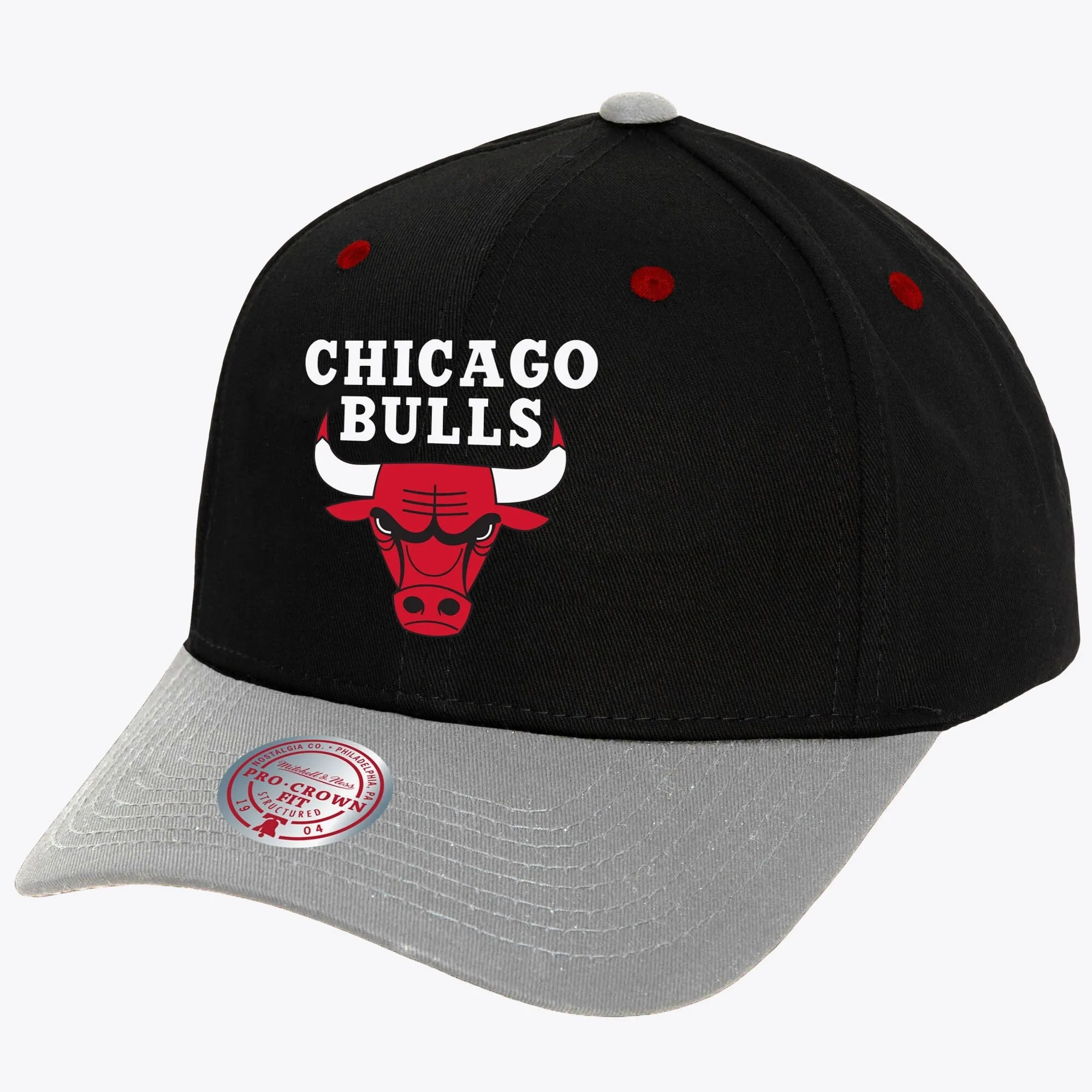 Mitchell & Ness Men's NBA Bred Pro Snapback Bulls Snapback Caps sold by Zulily