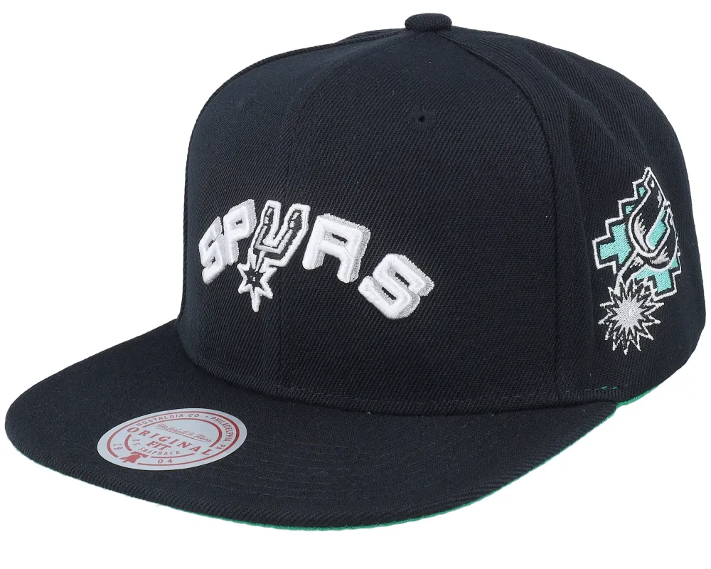 Mitchell & Ness Men's NBA Triple Play Snapback Hwc Spurs Snapback Caps sold by Zulily
