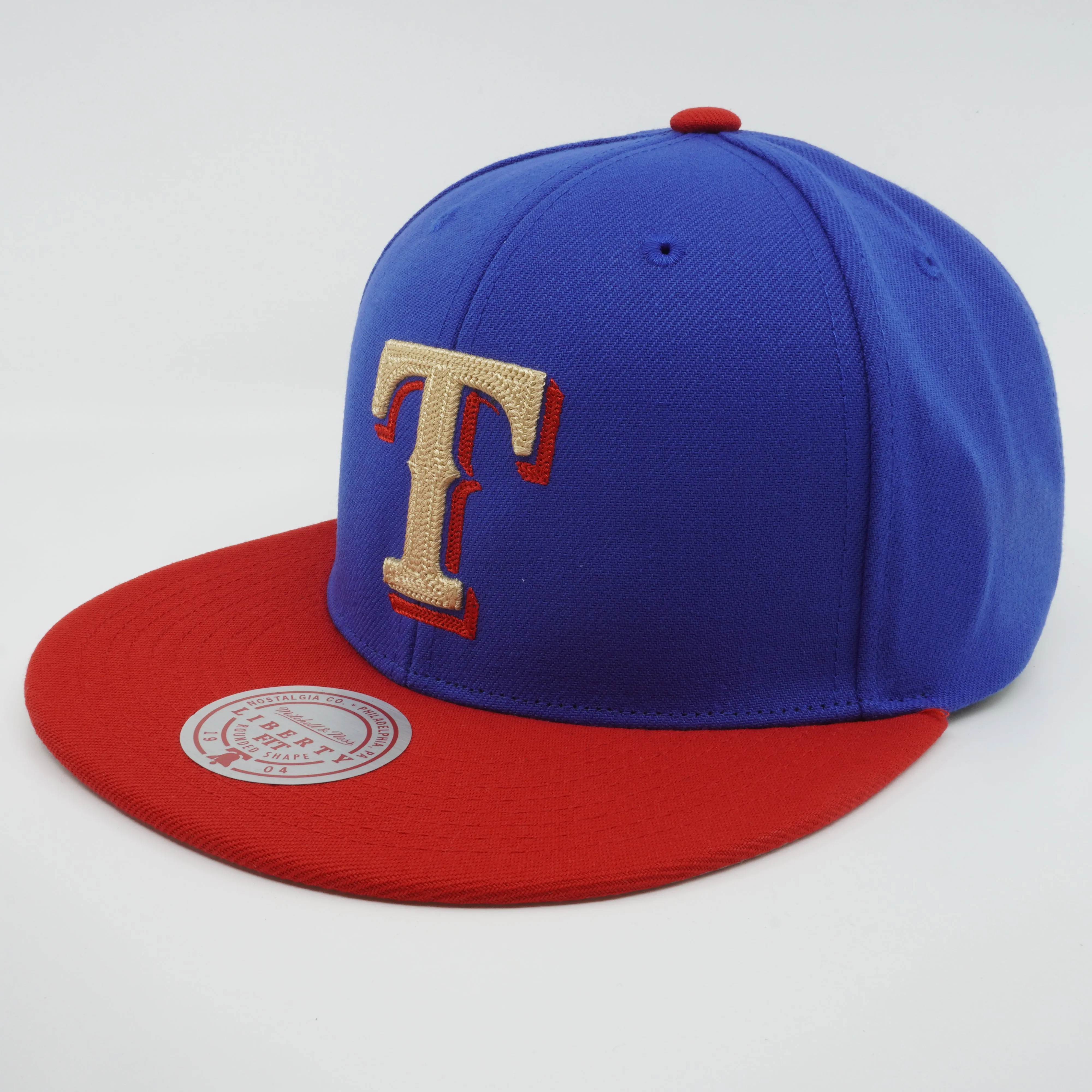 Mitchell & Ness Men's MLB Jump Off Snapback Rangers Snapback Caps sold by Zulily
